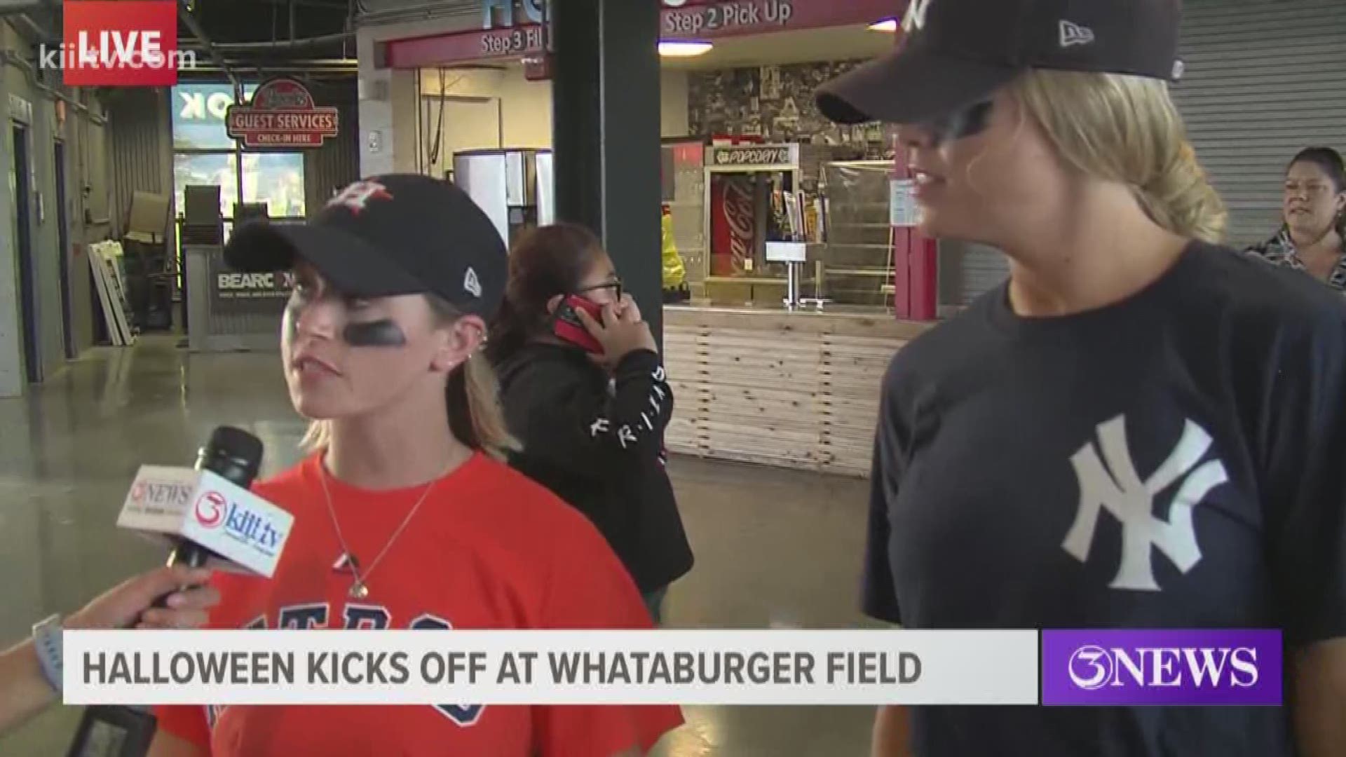 Donate food at Whataburger Field