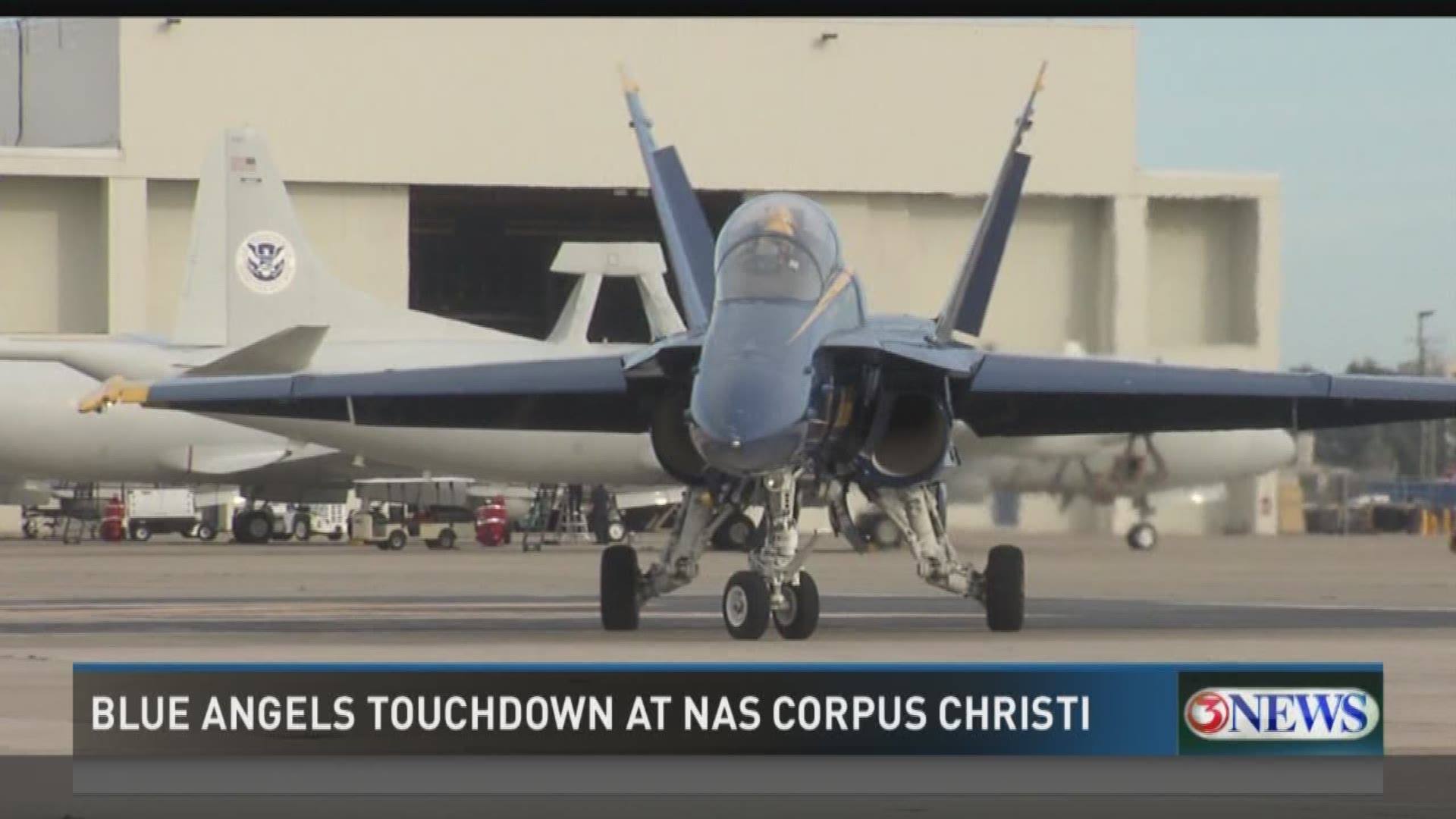 If you happened to hear a roar in the skies over the Coastal Bend Tuesday afternoon, it came from a special visitor that touched down at Naval Air Station-Corpus Christi.