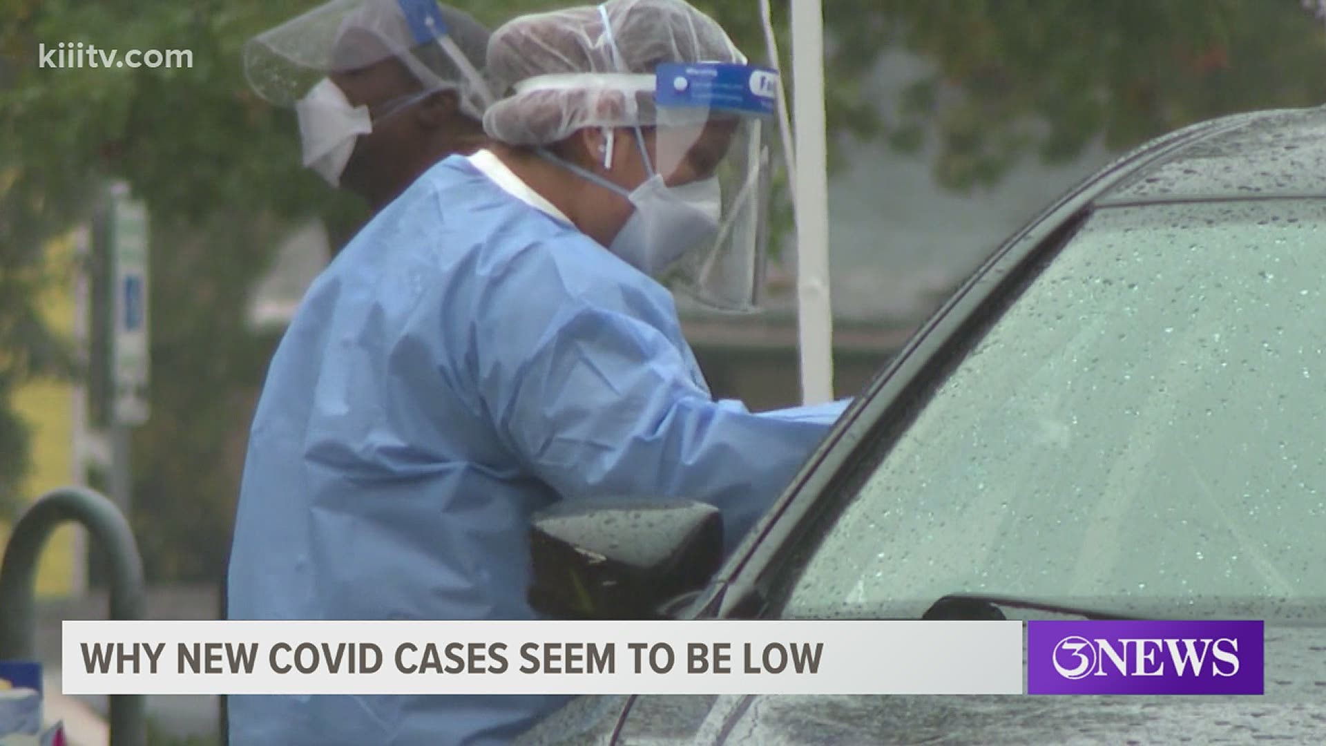 Coronavirus case numbers have come to a standstill  because of the weather and power outages.
