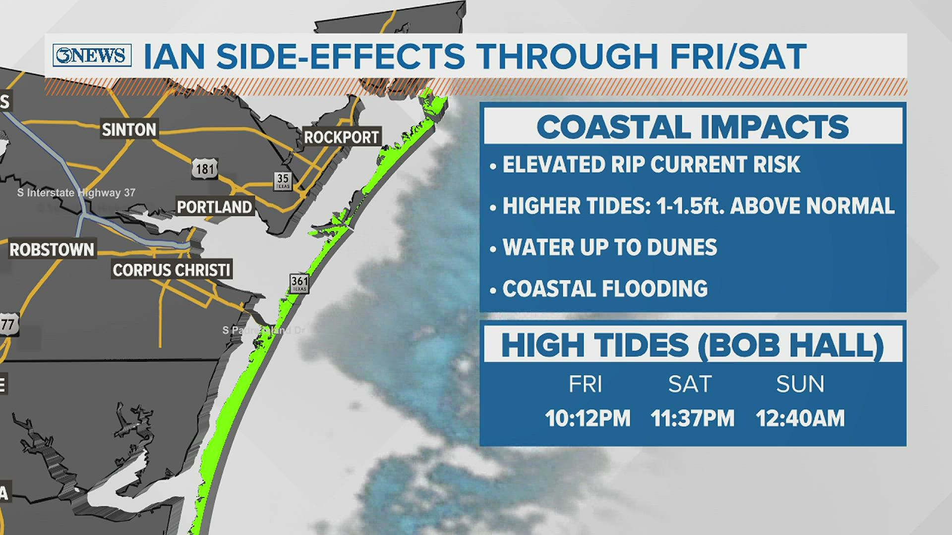 Coastal Flood Advisory continues today and may be extended into the weekend.