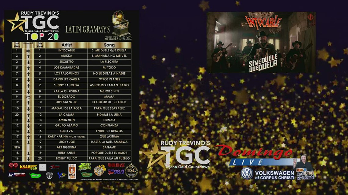 Domingo Live: Tejano Gold Countdown Top 5