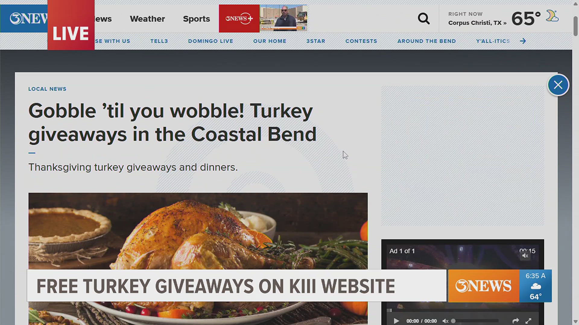 まとめ購入確認用1200■ THANKSGIVING LIVE 2010 Clements' - We're offering our Thanksgiving meal packages again