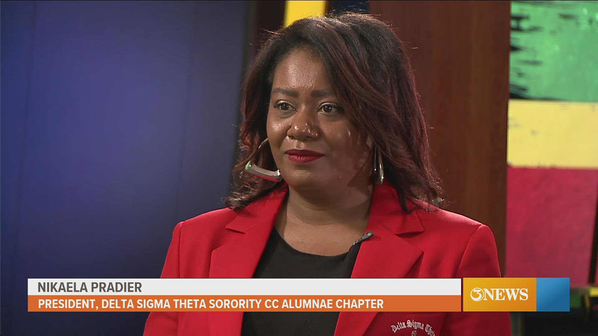 Nikela Pradier, president of the Delta Sigma Theta sorority in Corpus Christi, said she wants to see change.