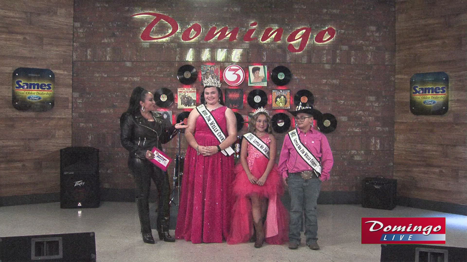 The Jim Wells County 2023-2024 royal court joined us on Domingo Live to invite the Coastal Bend to the Jim Wells County Fair Oct. 23-26.