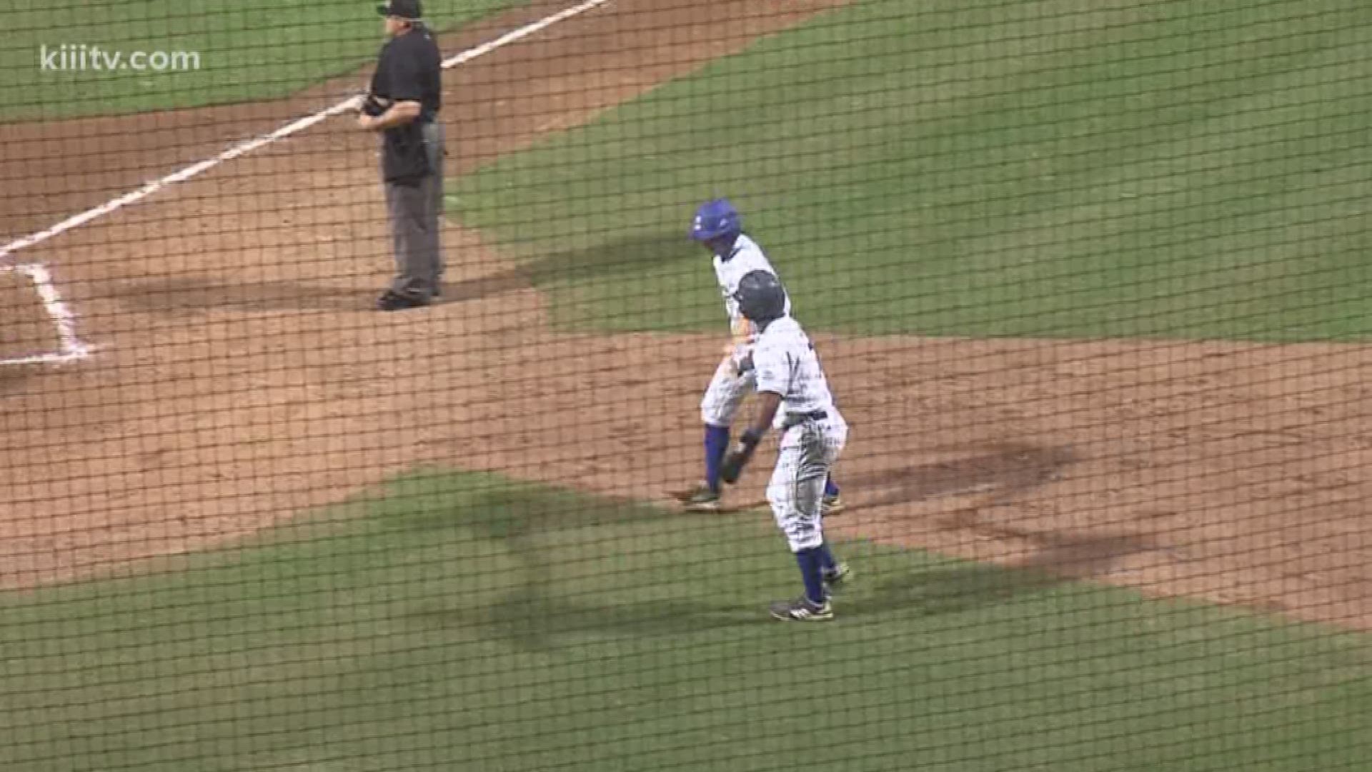 Texas A&M-Corpus Christi baseball rallied from trailing 7-3 in the 6th inning to hitting a walk-off homerun in the 9th inning.