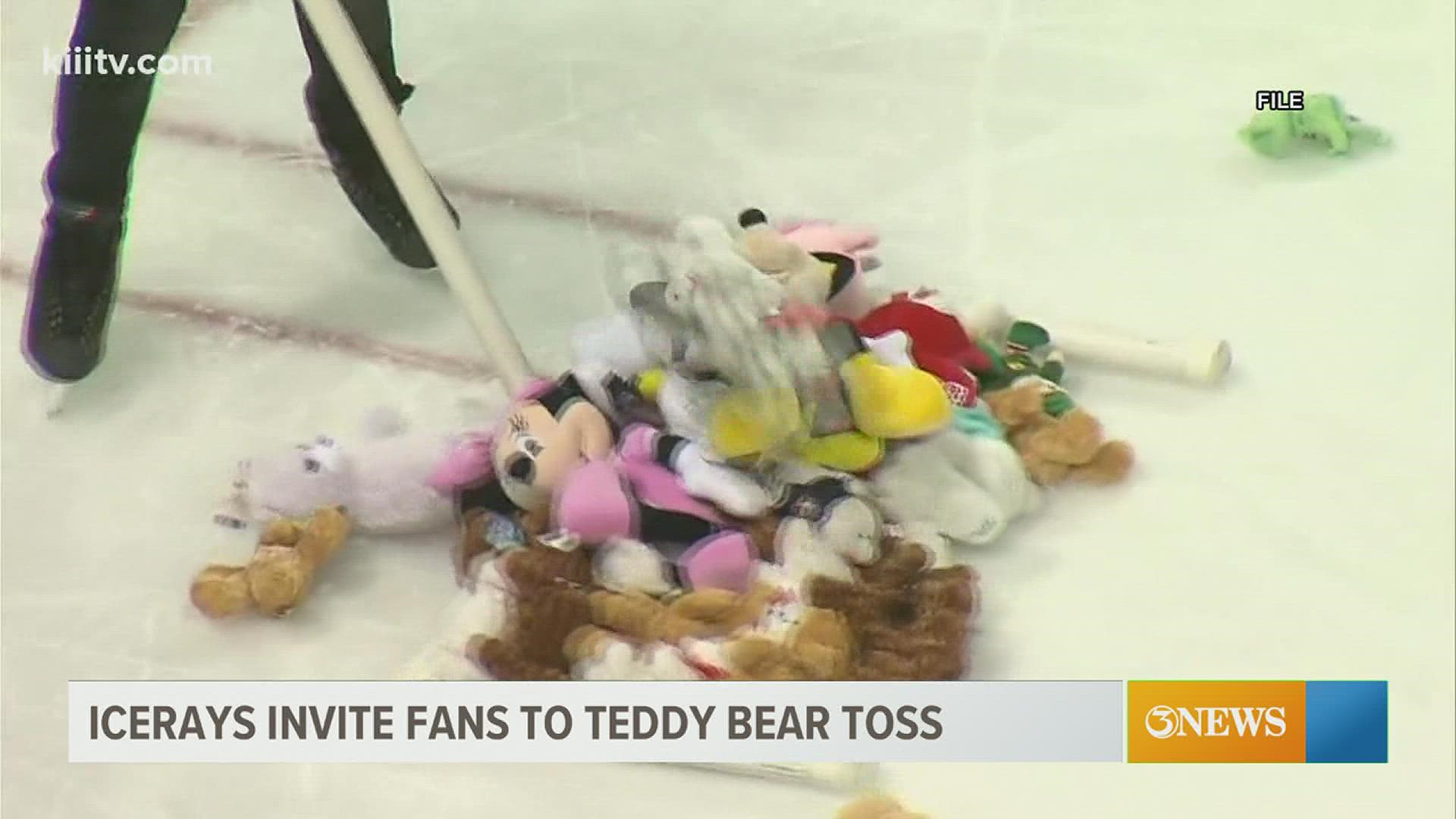 It's the only time fans are encouraged to throw things onto the ice!