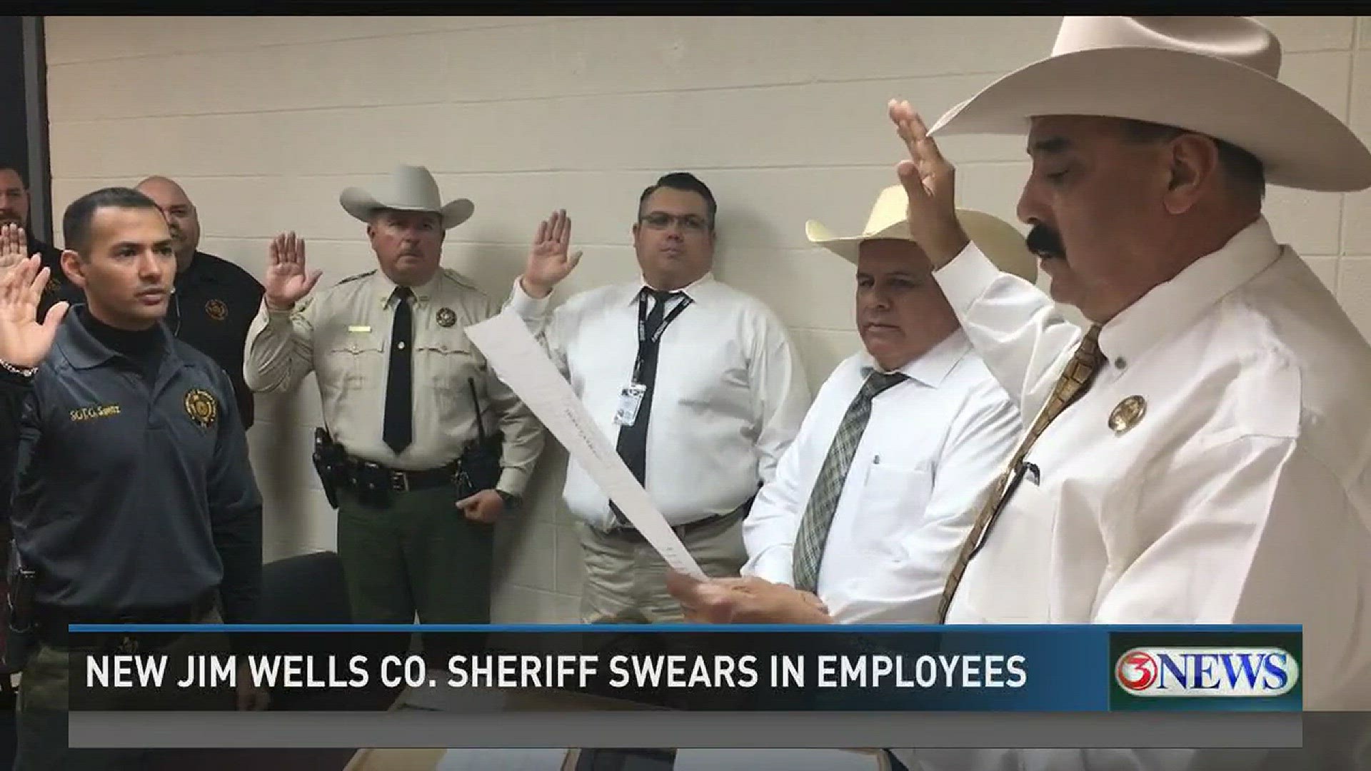 Former Alice Police Chief Danny Bueno is now the new Jim Wells County Sheriff, and on Tuesday he and his new employees began planning for the future.