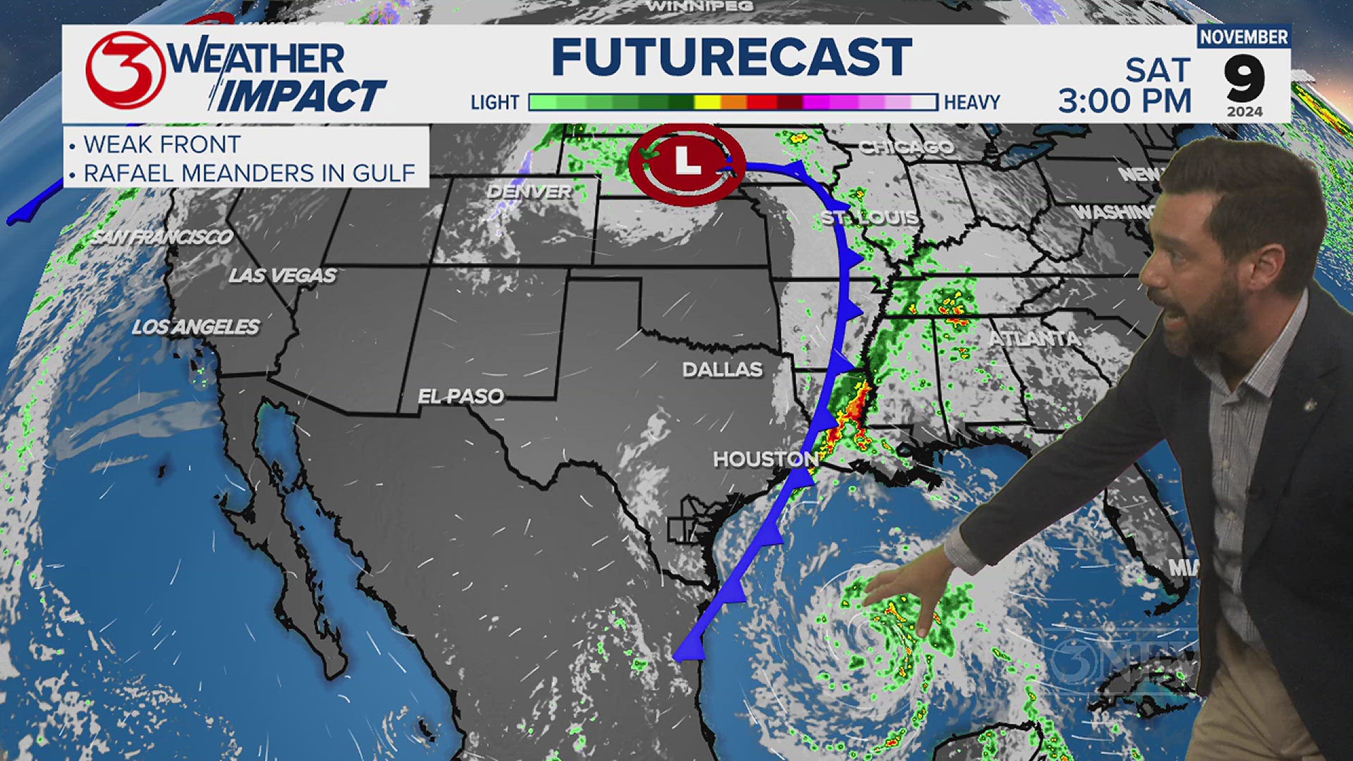 Despite a cold front moving through the region into the weekend, temperatures will remain unseasonably warm through the weekend and next week.