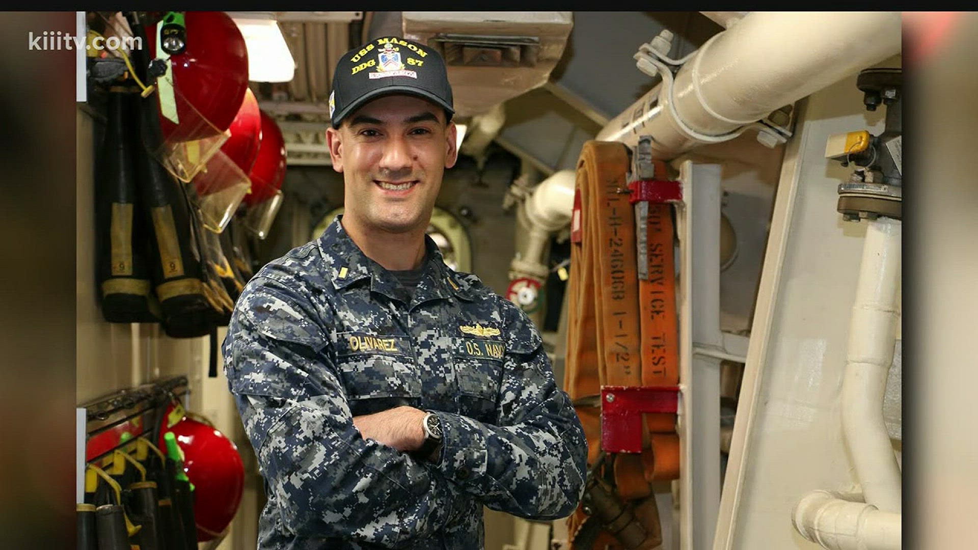 Robert Olivarez is a surface warfare officer aboard the destroyer operating out of the Navy's largest base.