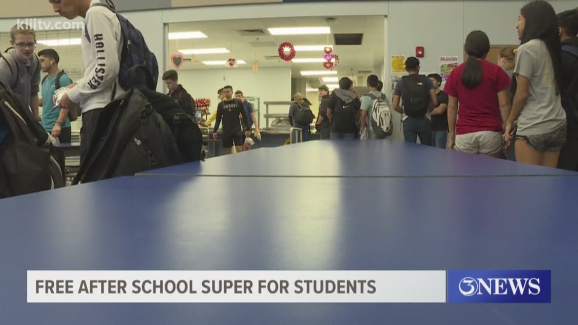 Students at Odem ISD will leave school on a full stomach