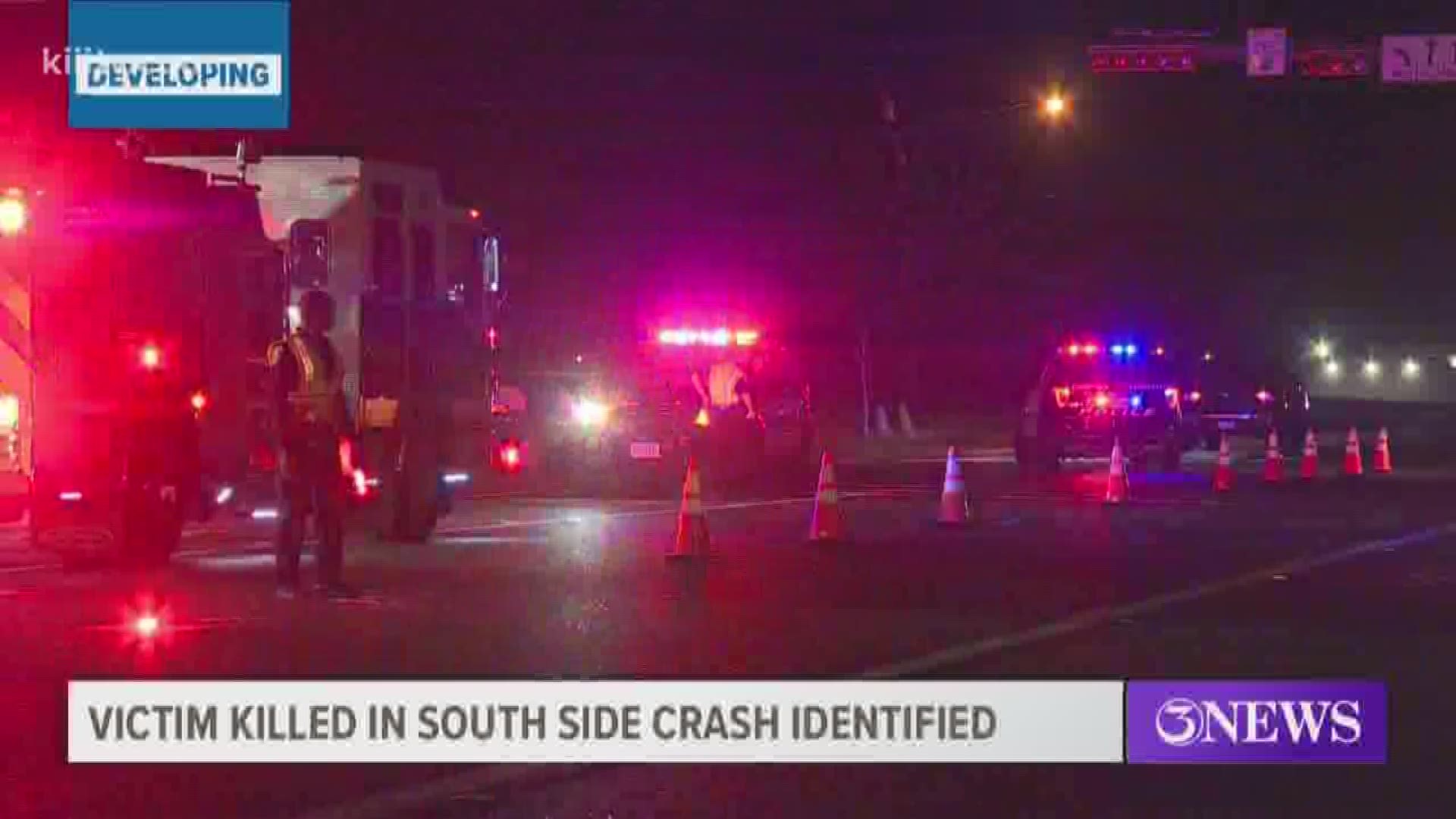 The Nueces County Medical Examiner's Office has identified the victim of a fatal crash that happened Sunday night in Corpus Christi's southside.