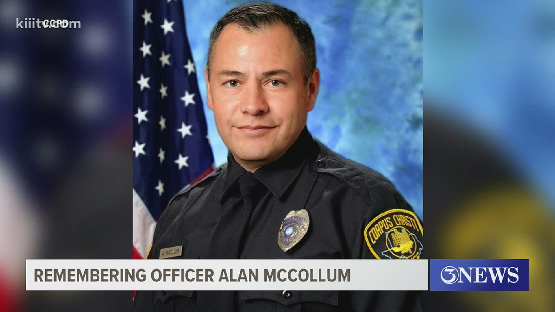 As we pass the two year anniversary of Officer McCollum's death in the line of duty, we remember his service.