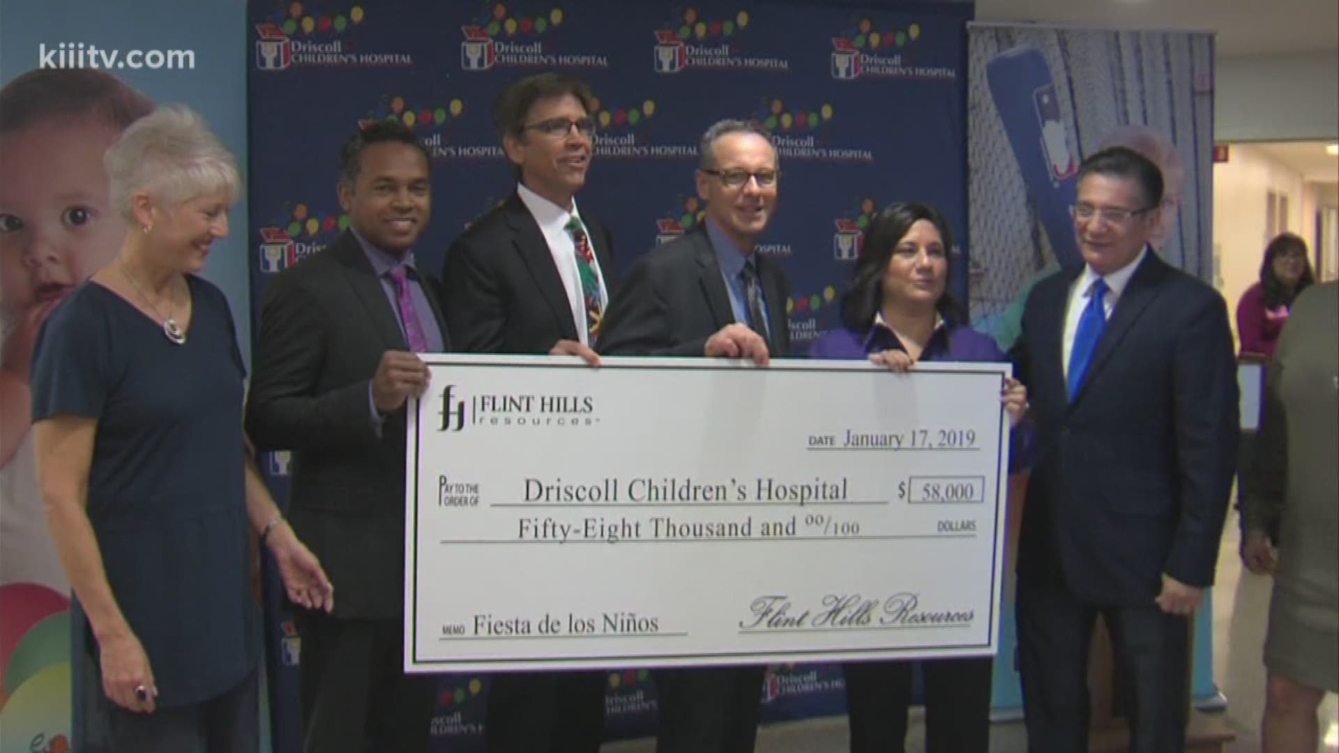 Driscoll Children's Hospital and Flint Hills Resources kicked off fundraising Thursday for the annual Fiesta de Los Ninos event.