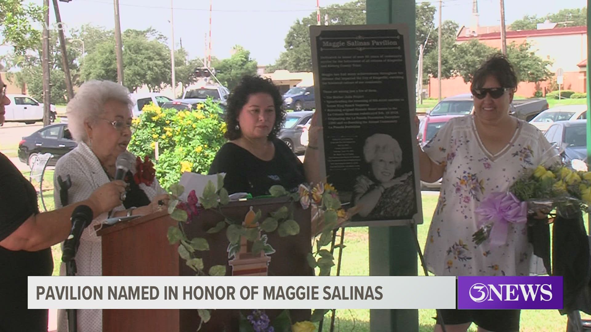 Maggie Salinas has devoted more than 60 years of her life to volunteering and working with the community.