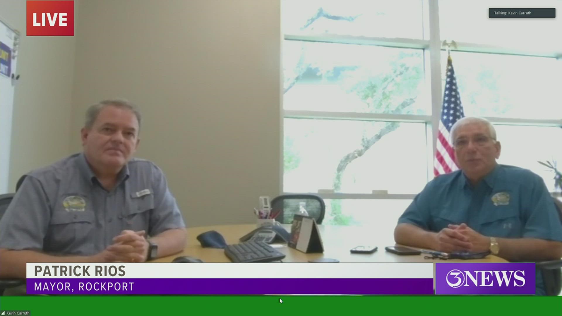 Rockport officials discuss how they're preparing for Tropical Storm Nicholas