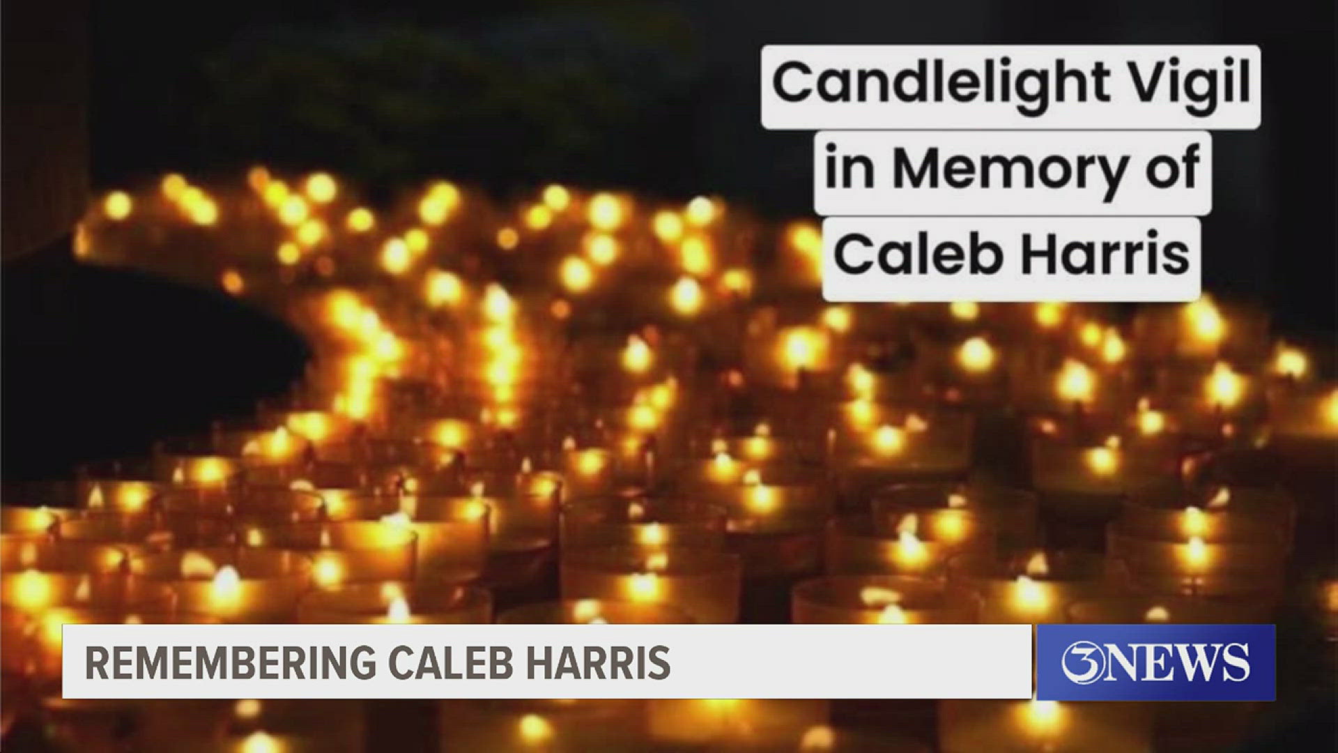 You are asked to bring a candle to Cole Park Pier at 7 p.m. Saturday, in honor of Caleb.