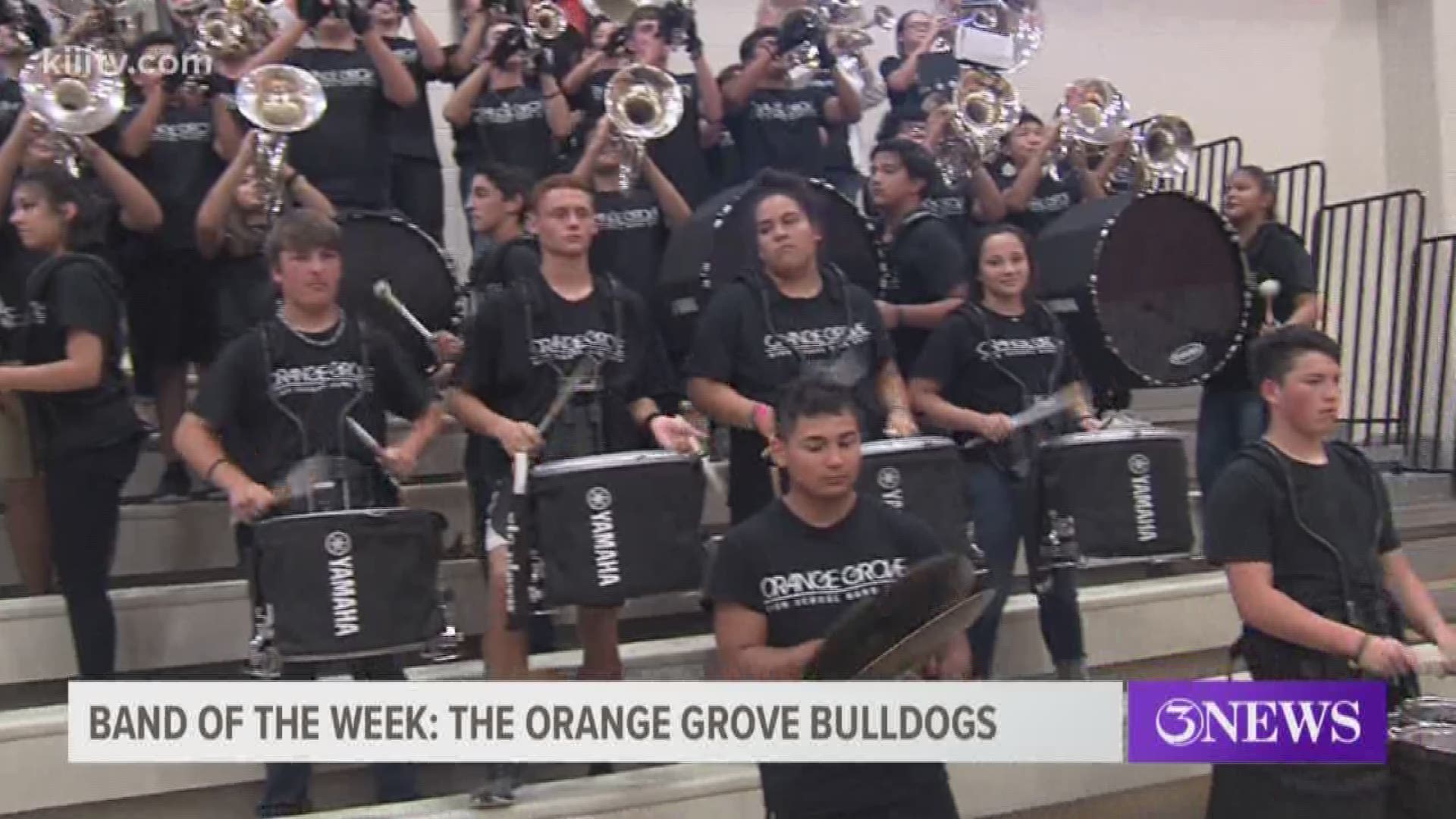 It's time for the Friday Night Sports Blitz, and that means crowning this weeks winner of the 3News Band of the Week contest -- the Orange Grove Bulldogs!