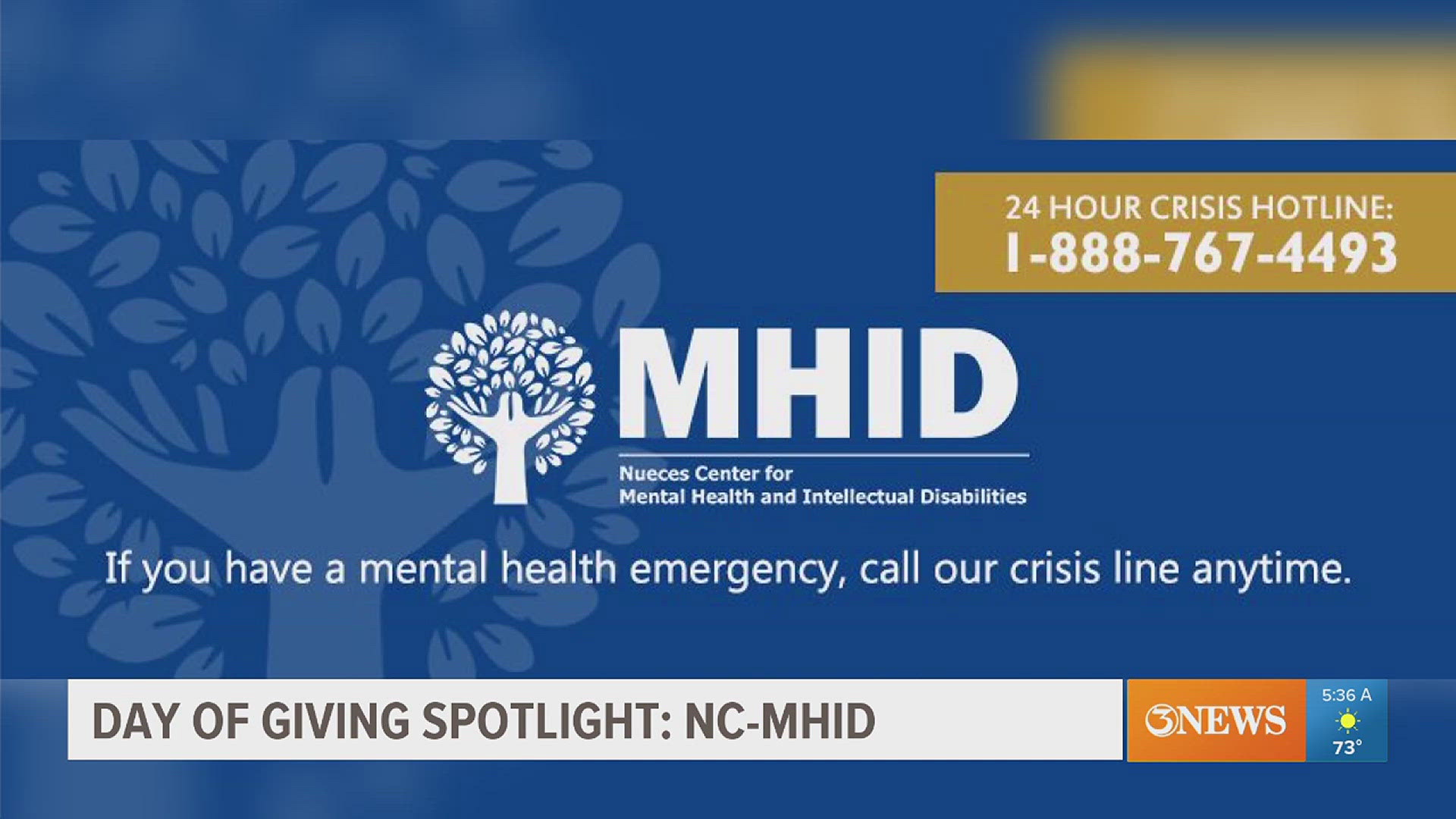 In the lead-up to this year's Day of Giving, we are spotlighting the Nueces Center for Mental Health & Intellectual Disabilities.