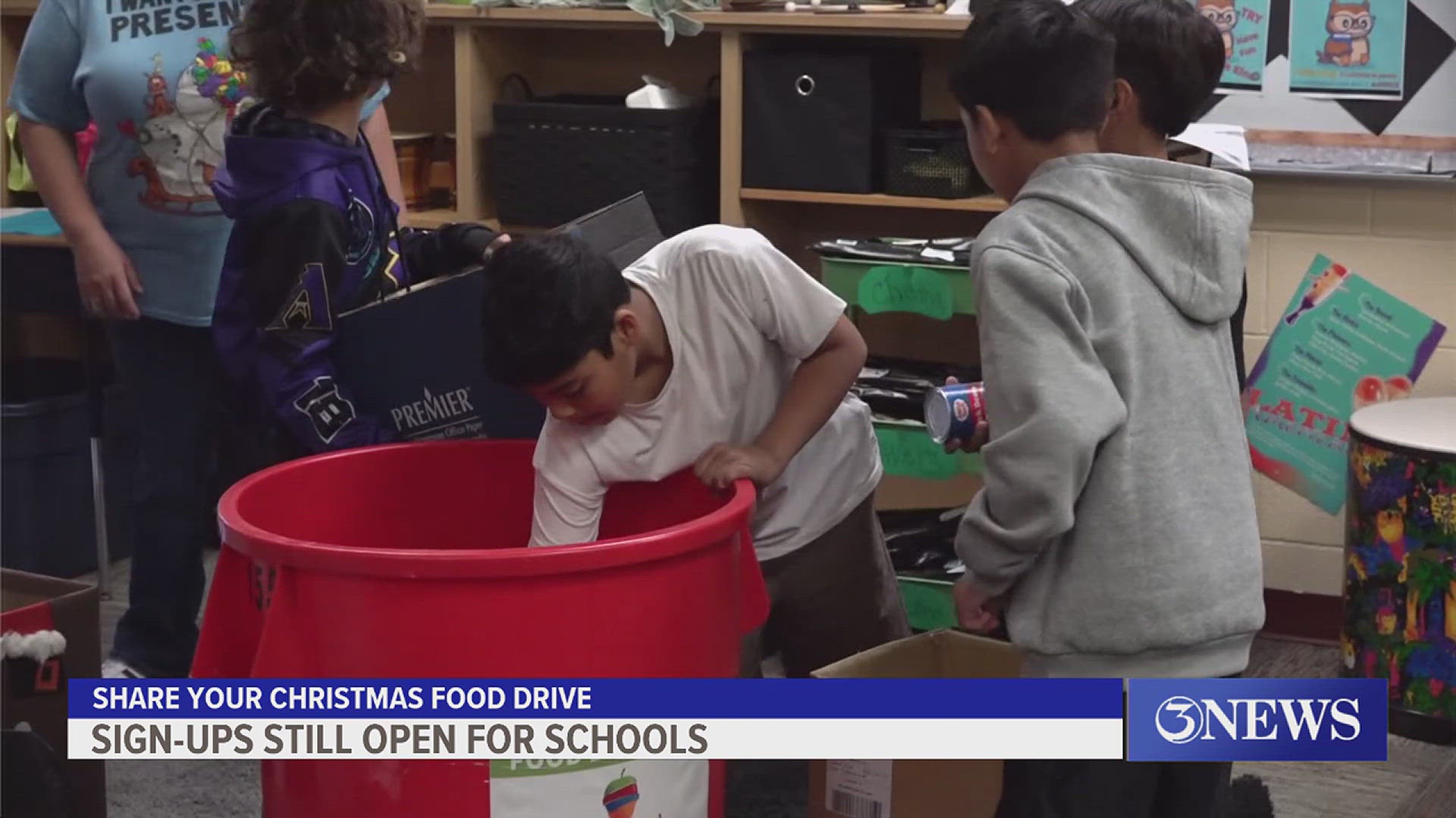 Good news, if your school hasn't yet signed up for the Share Your Christmas Food Drive - you still can!