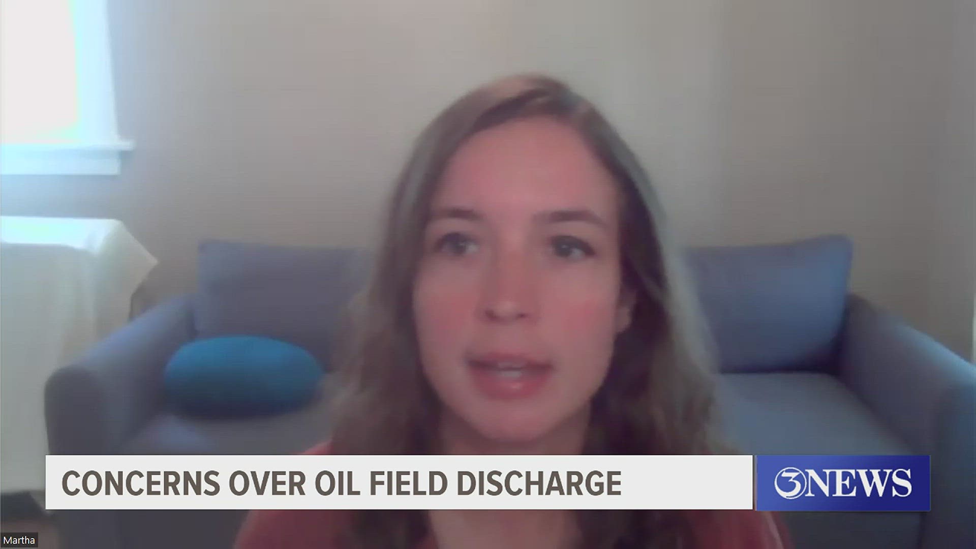 Concerns over oil field discharge discussed with Martha Pskowski.