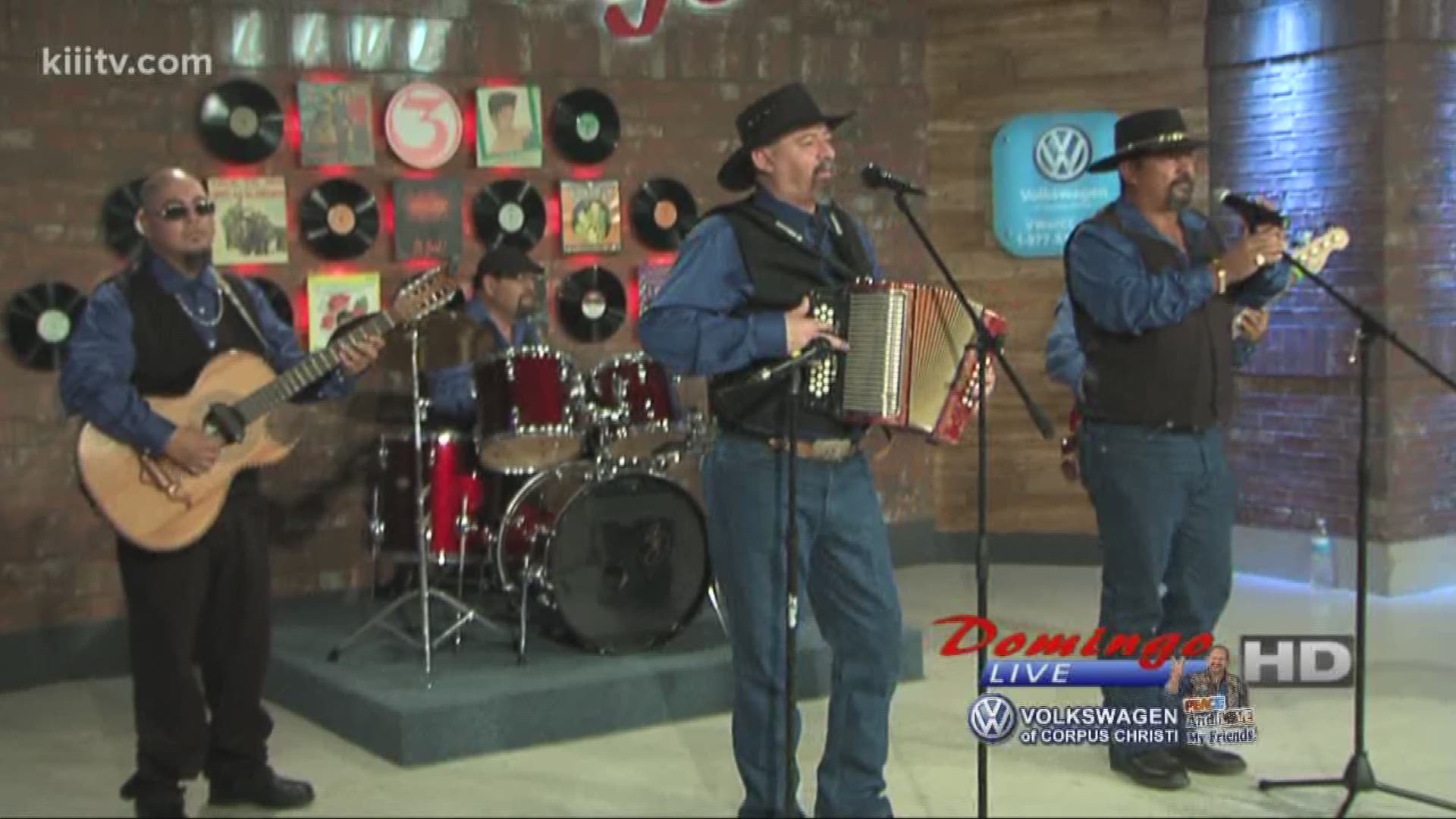 Los D Boys performing "Senor San Antonio" on Domingo Live.