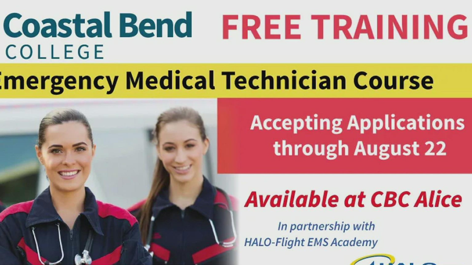 For the last decade, Coastal Bend College in Alice has partnered with the HALO-Flight EMS Academy to help students begin careers as First Responders.