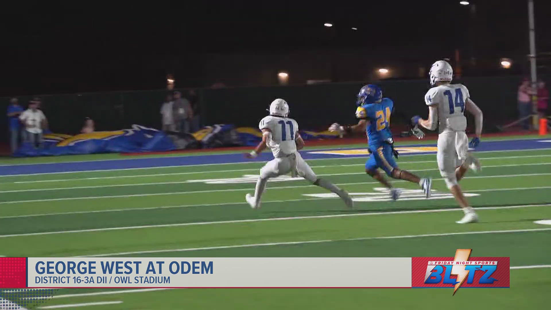 George West hands Odem first loss of the season; London falls to #9 Goliad; Aransas Pass gets past West Oso late; Mathis blanked by #4 Edna