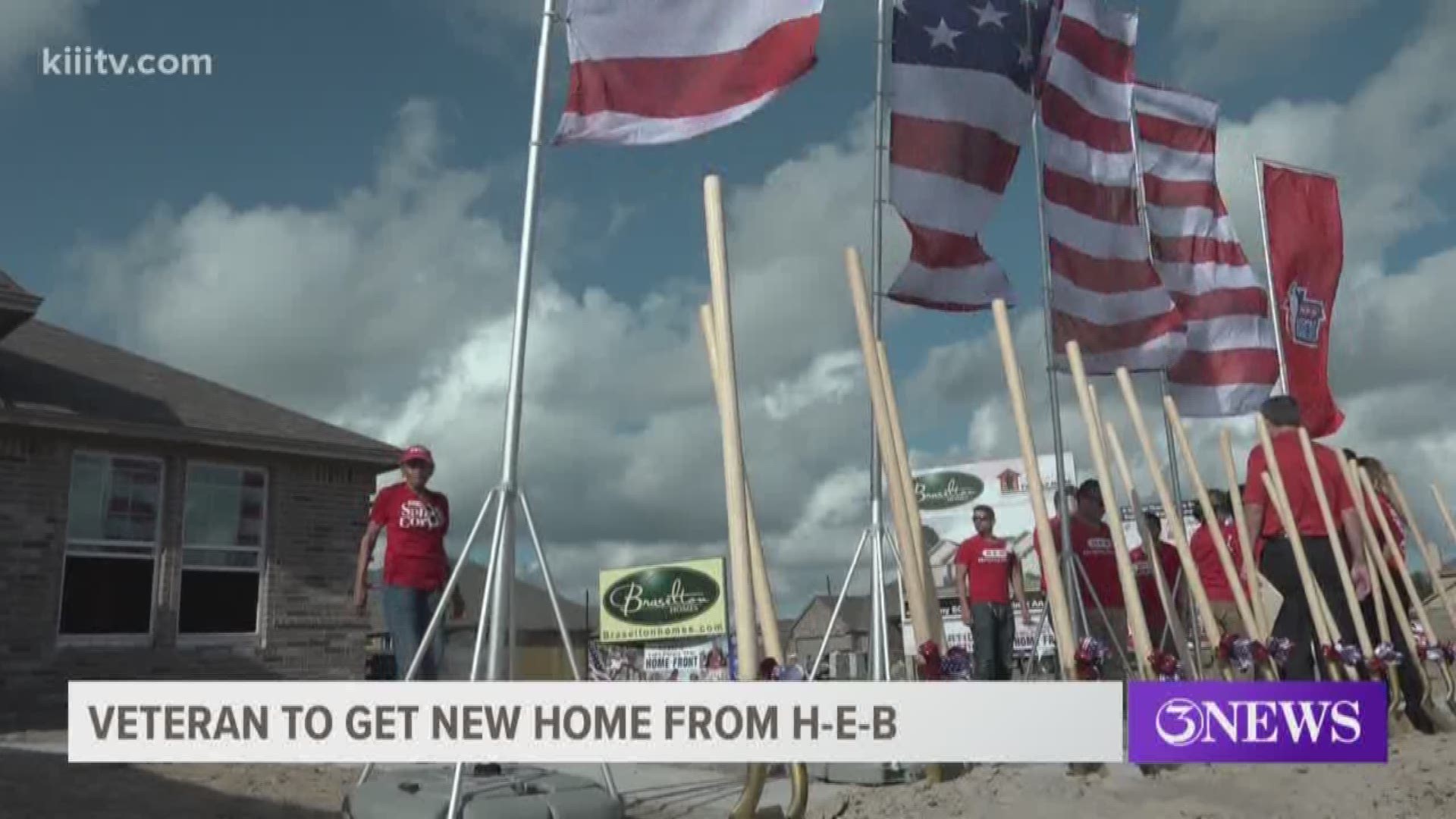 A Coastal Bend veteran and his family received the surprise of their lives Friday when they were presented with the land on which their new home will soon be built.