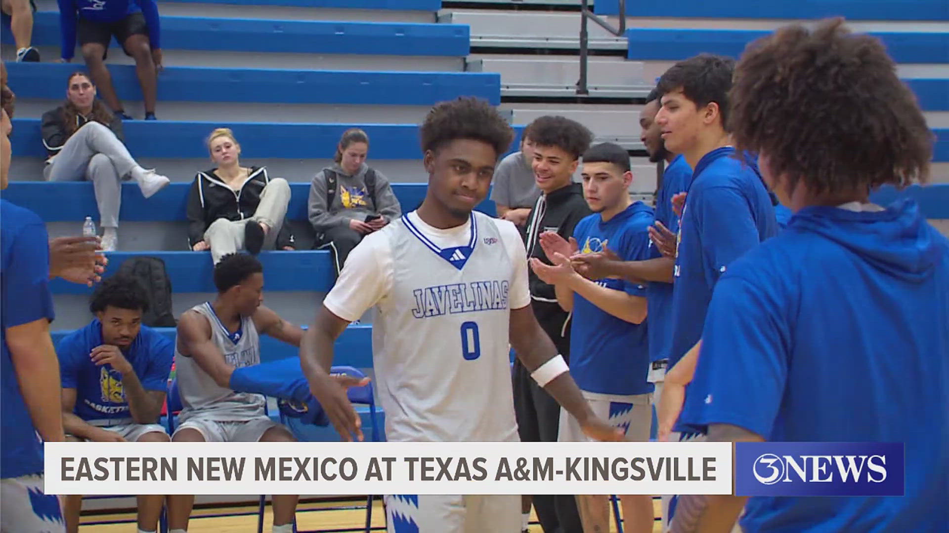 Both teams from Texas A&M-Kingsville fell to the Greyhounds in games rescheduled from Tuesday.