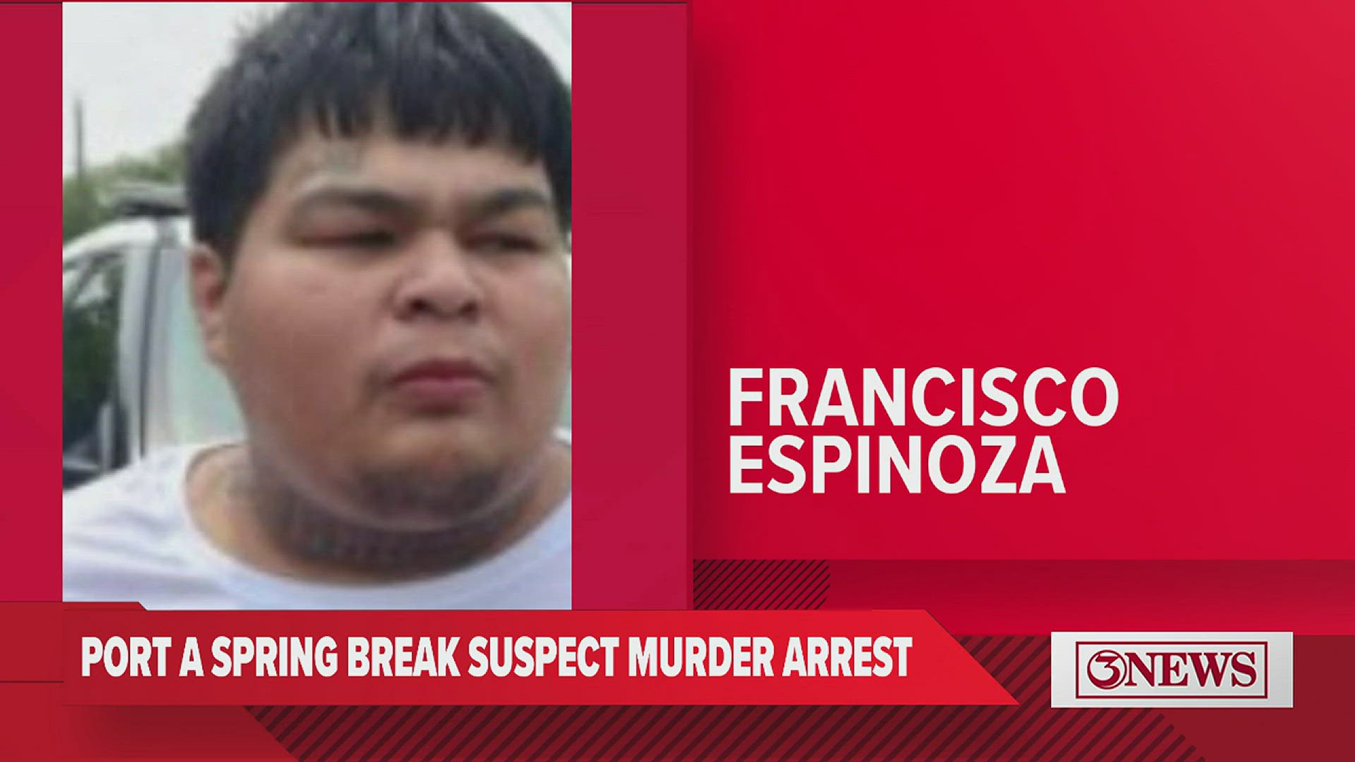Francisco Espinoza, 19, was arrested before 2 p.m. Thursday in Taft.