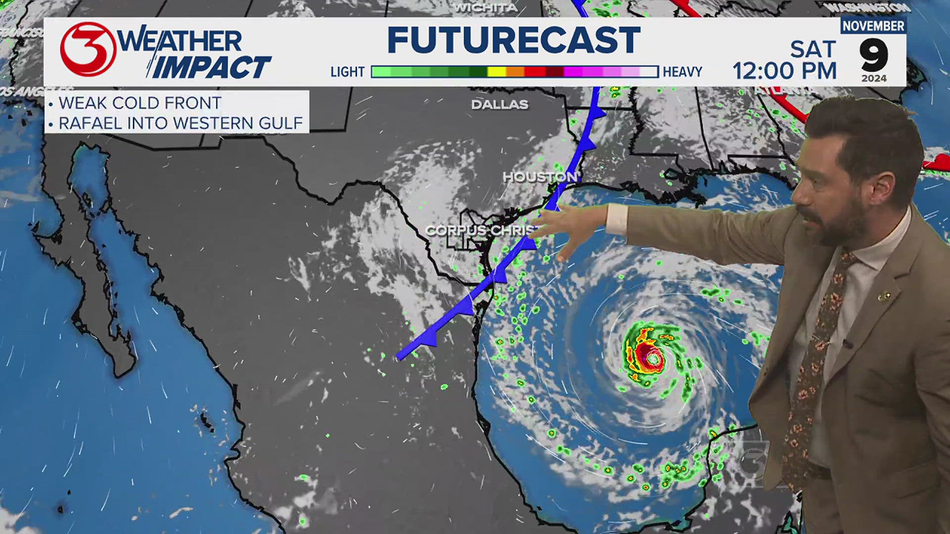 Humidity and warmth don't stay away long, making a fast return to the Coastal Bend THU/FRI. A weak cold front arrives into the weekend, but don't expect much from it