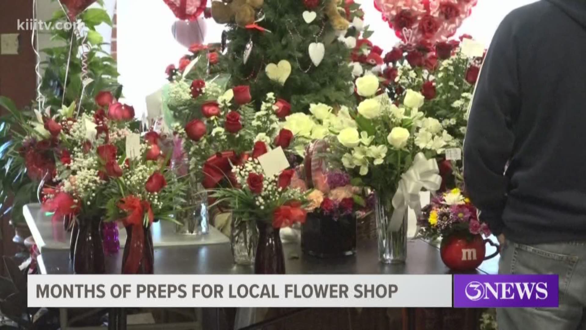 Valentine's Day is the busiest day of the year for flower shops.