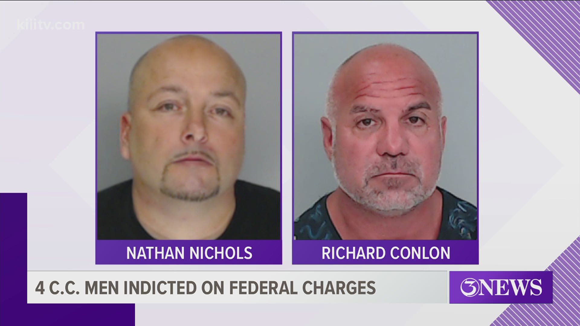 The four men are being charged with "one count of conspiracy to commit money laundering and four counts of operating an illegal gambling business.”