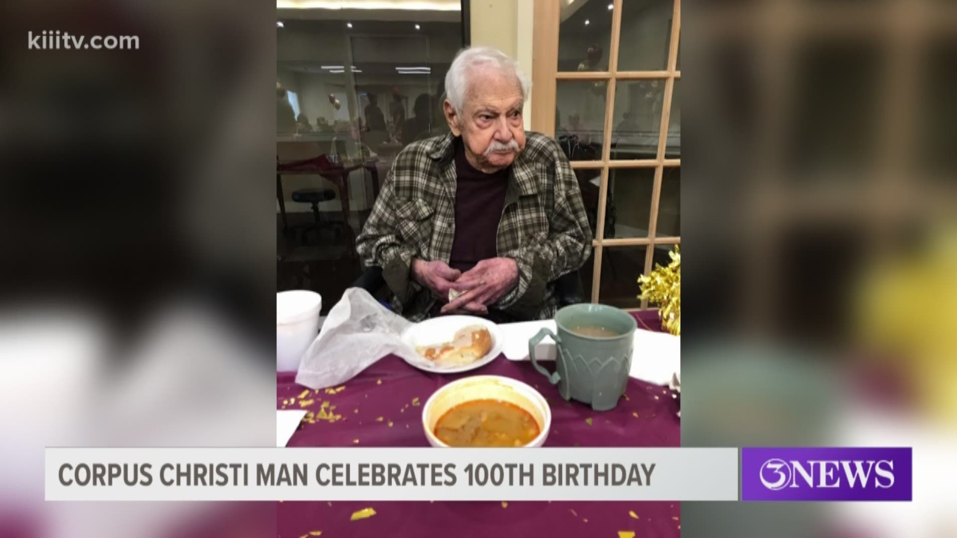 A very special happy birthday is in order for a Corpus Christi man celebrating his 100th birthday.