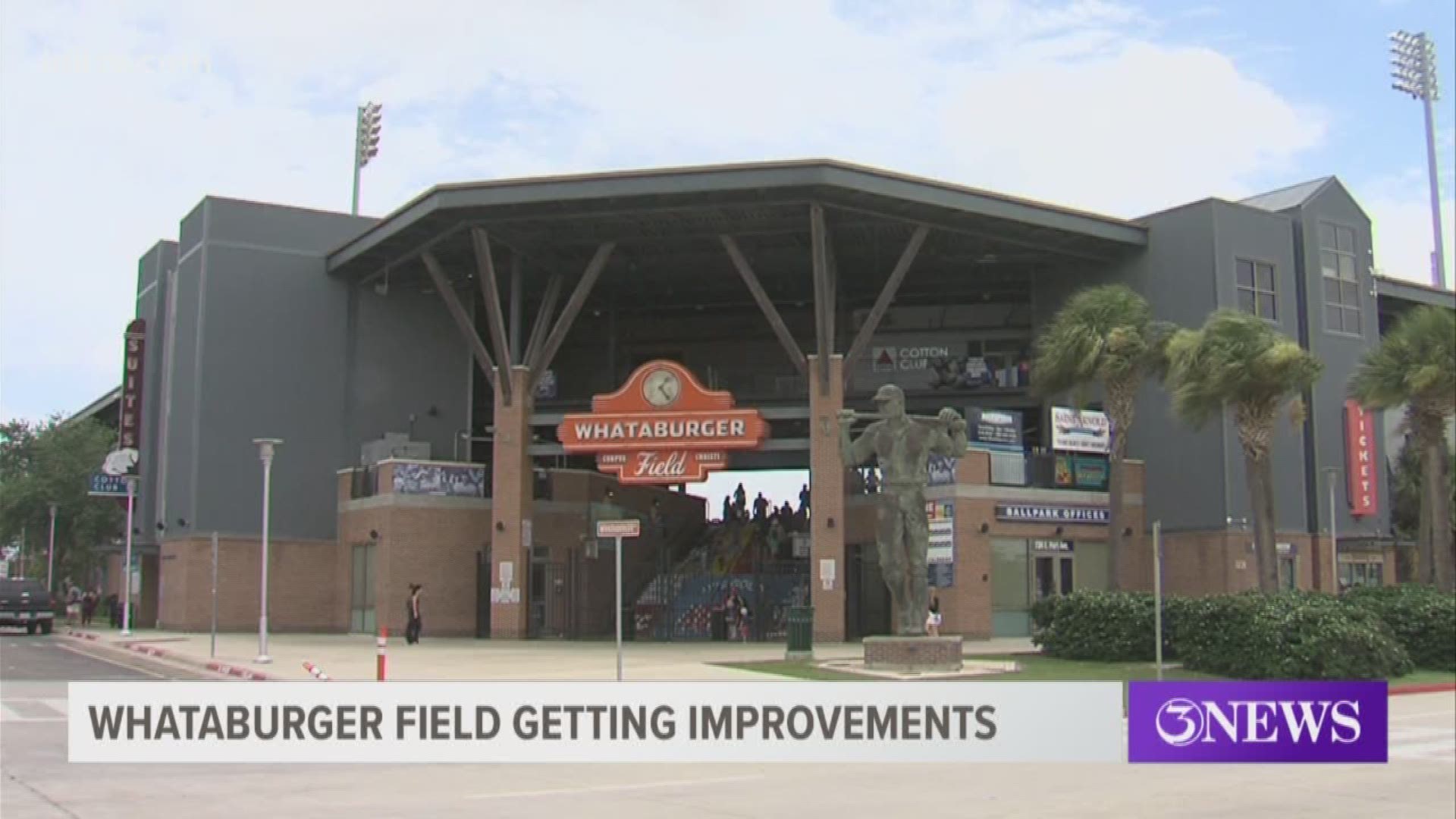 City Council unanimously approved to allocates $3 million for improvements to the Whataburger Field.