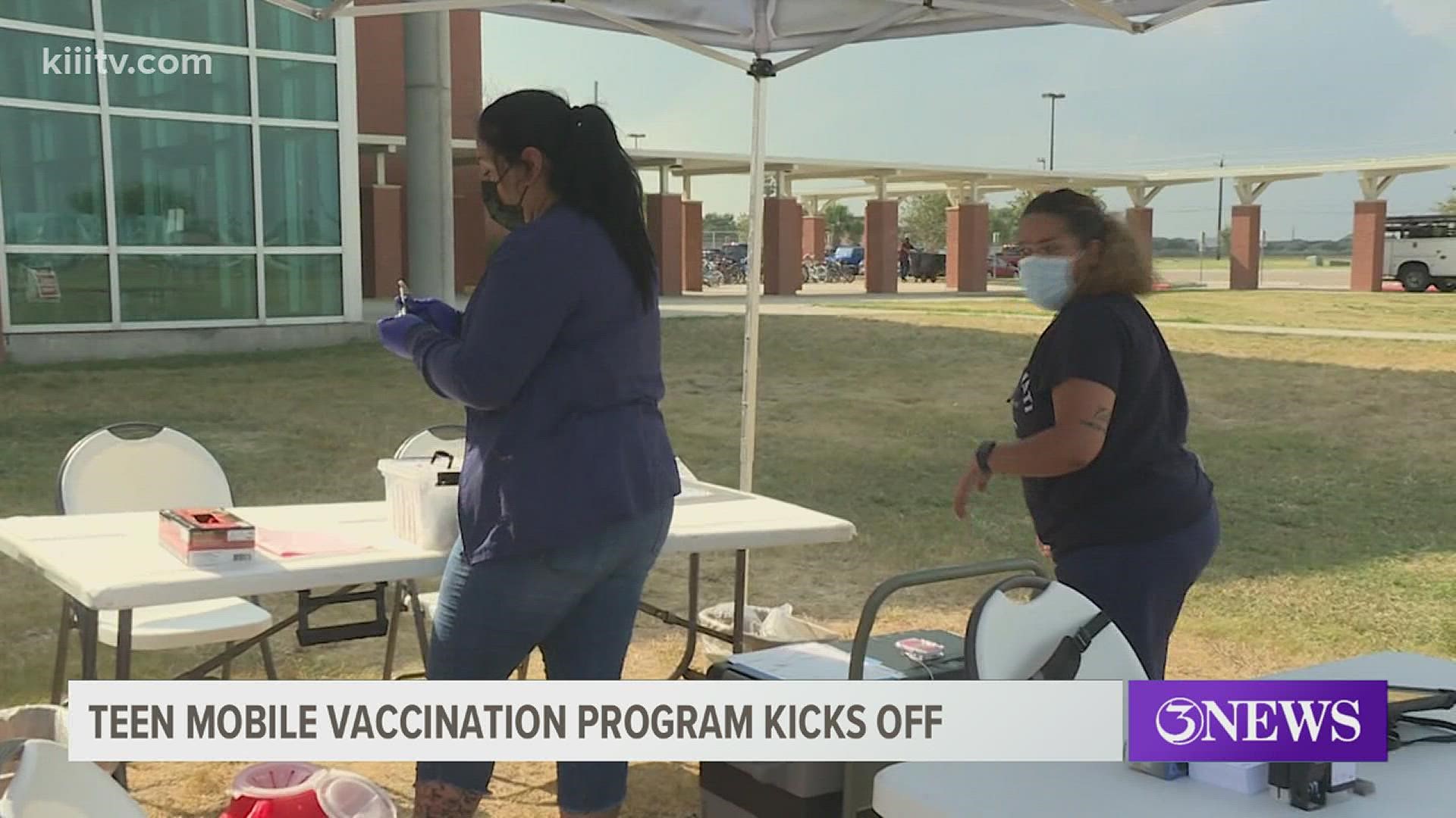 CCISD has partnered with the City of Corpus Christi and the Nueces County Health Department to vaccinate more students.