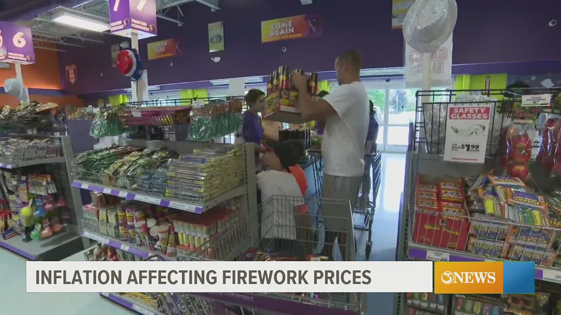 Inflation having a major impact on firework sales