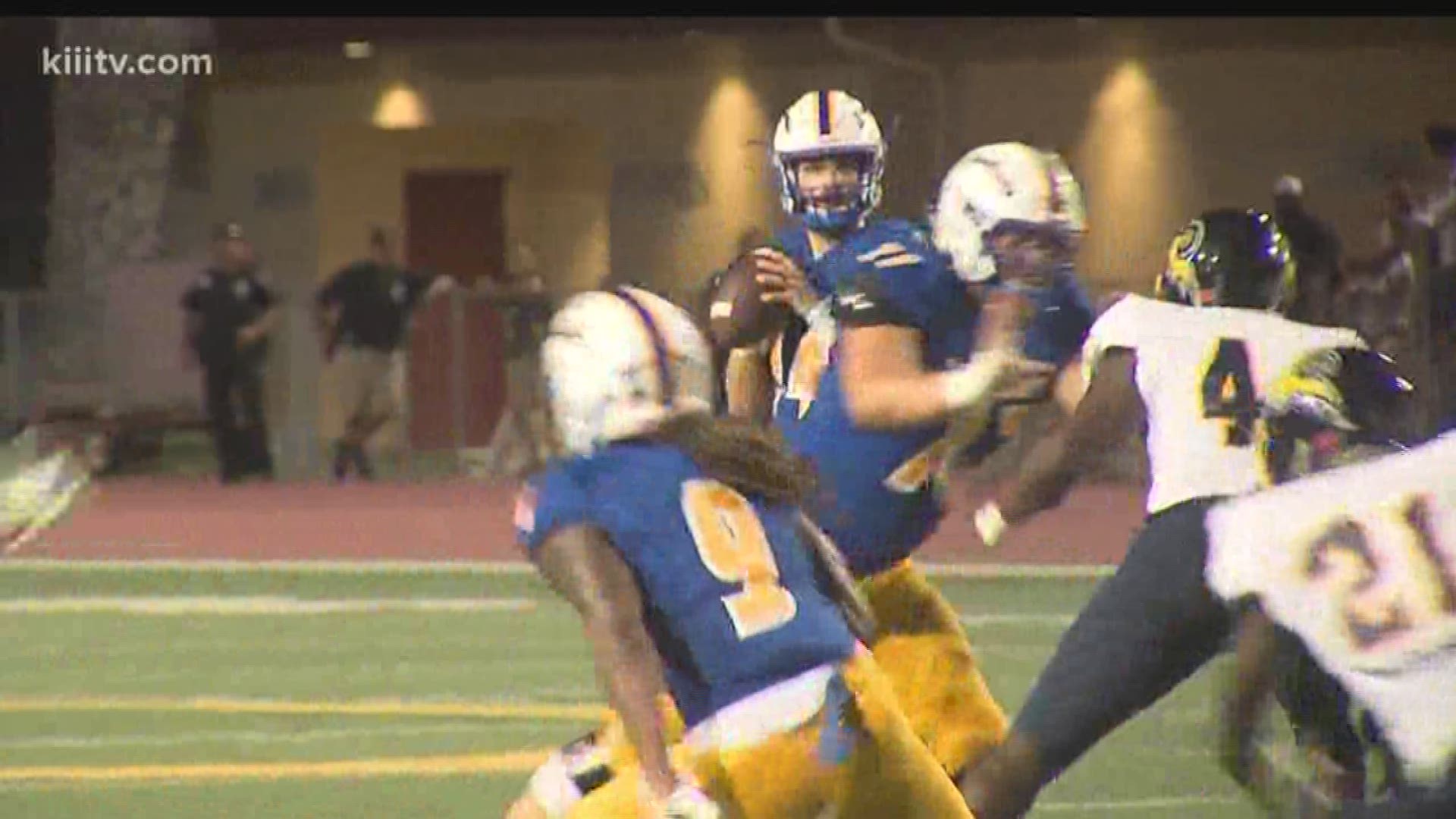 Texas A&amp;M-Kingsville football won it's home opener with Texas Wesleyan 52-10.