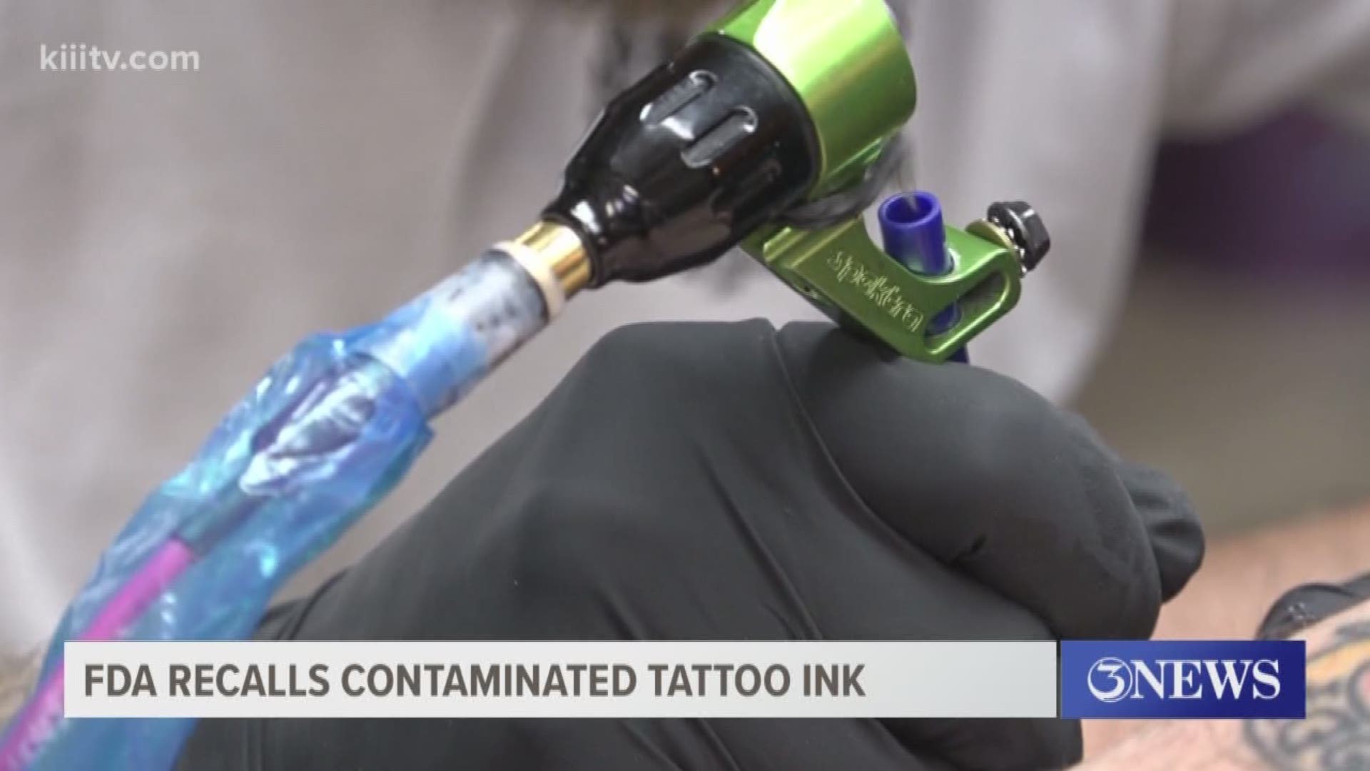 The FDA has recalled specific batches of Dynamic Color, Scalpaink ink, and Solid Ink-Diablo.