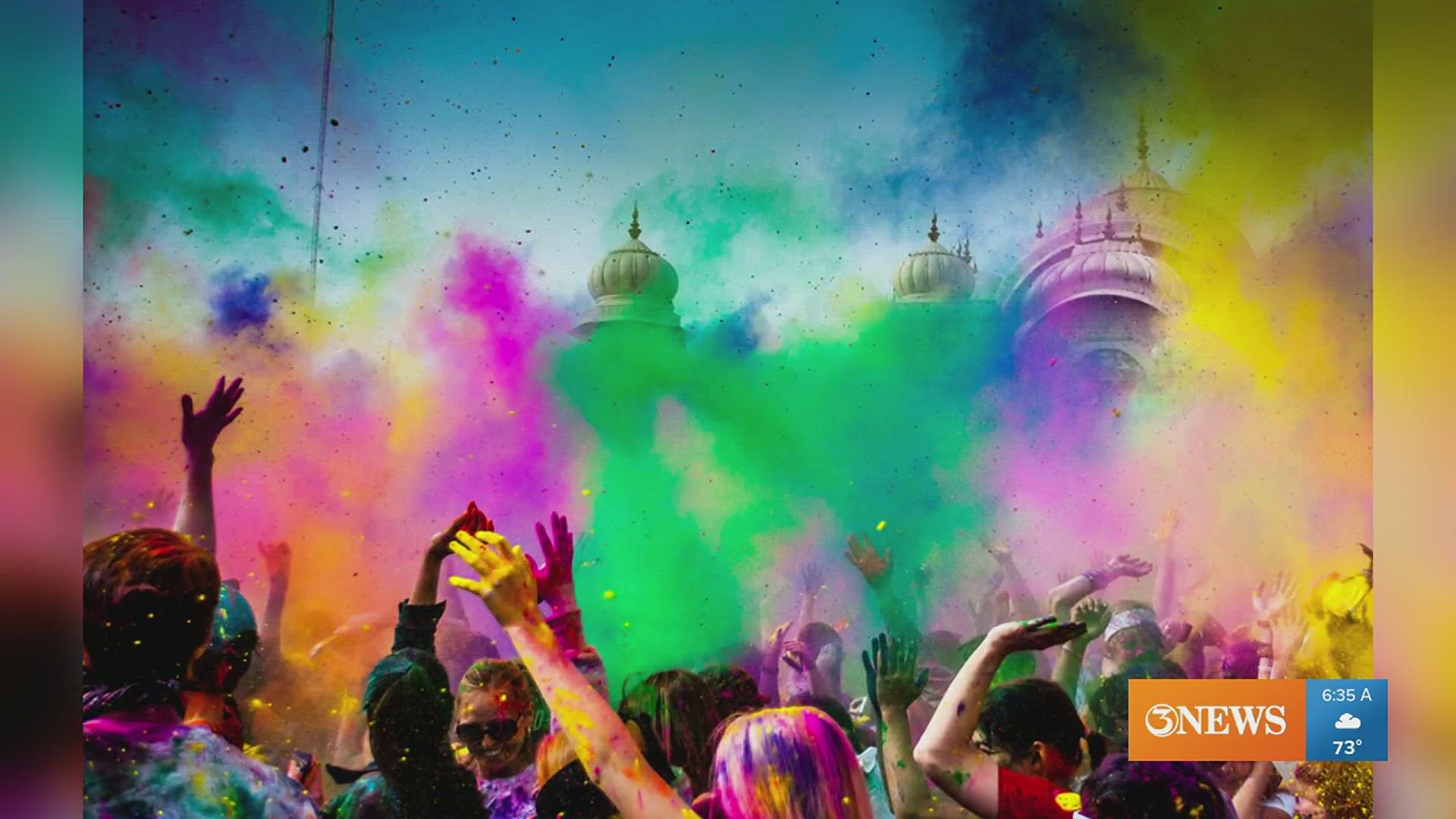 Holi is a festival of colors that celebrates the changing of Winter to Spring.