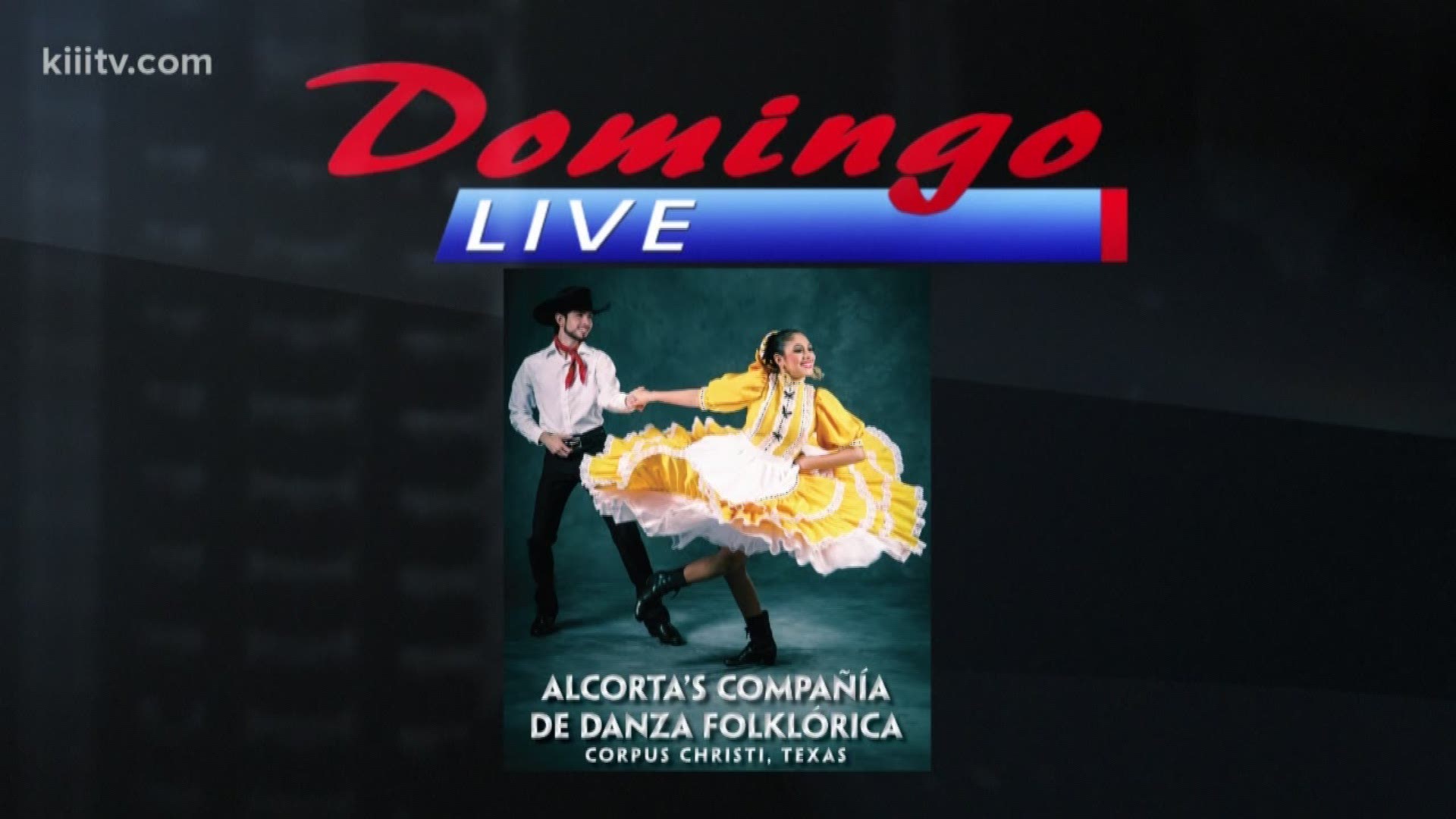 Alcorta's Folklorico performing to the song " El Jilguerillo" on Domingo Live.
