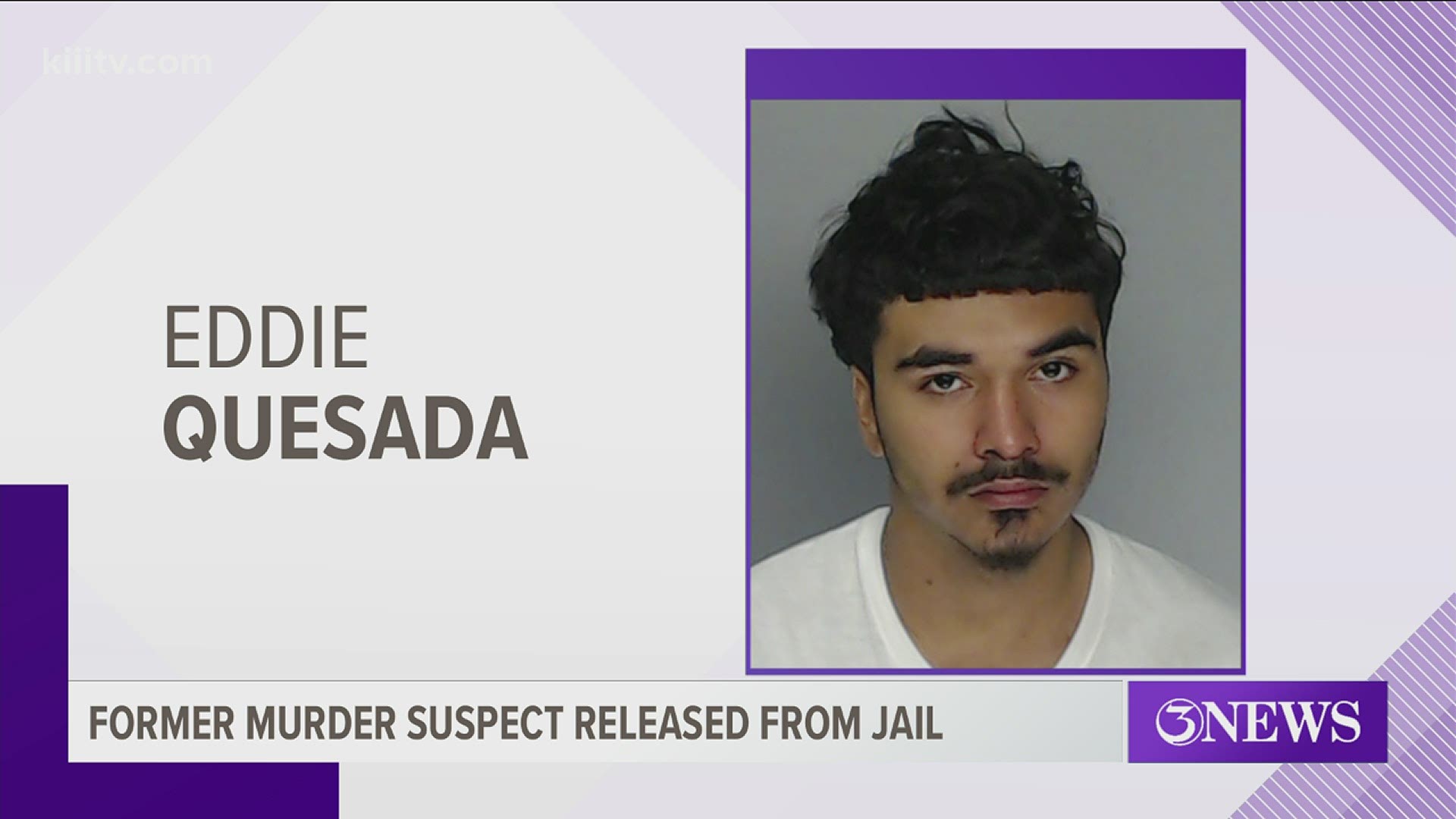 17-year-old Eddie Quesada was taken into custody and booked into the Nueces County jail on a murder charge on December 9 with a bond set at $1 million.