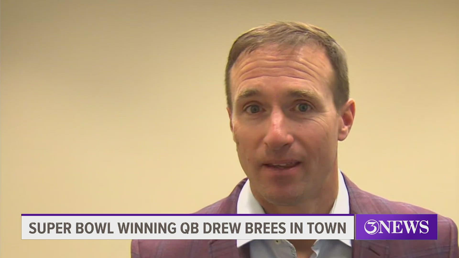 Drew Brees In Town Speaking For CHRISTUS Spohn Fundraiser | Kiiitv.com