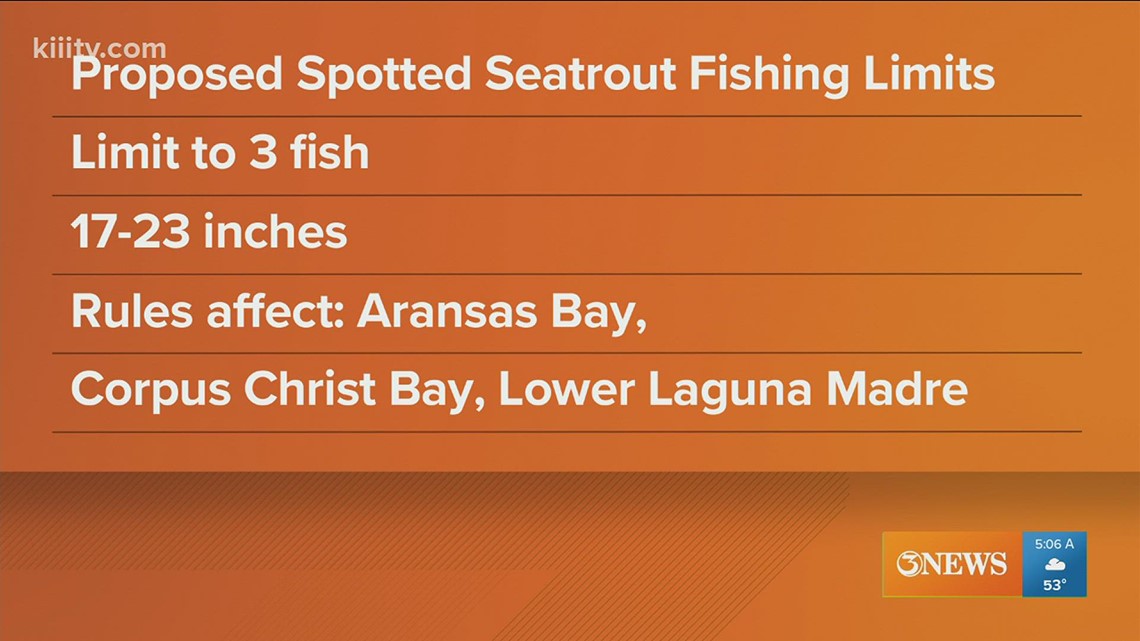 Changes coming to Spotted Seatrout fishing limits.