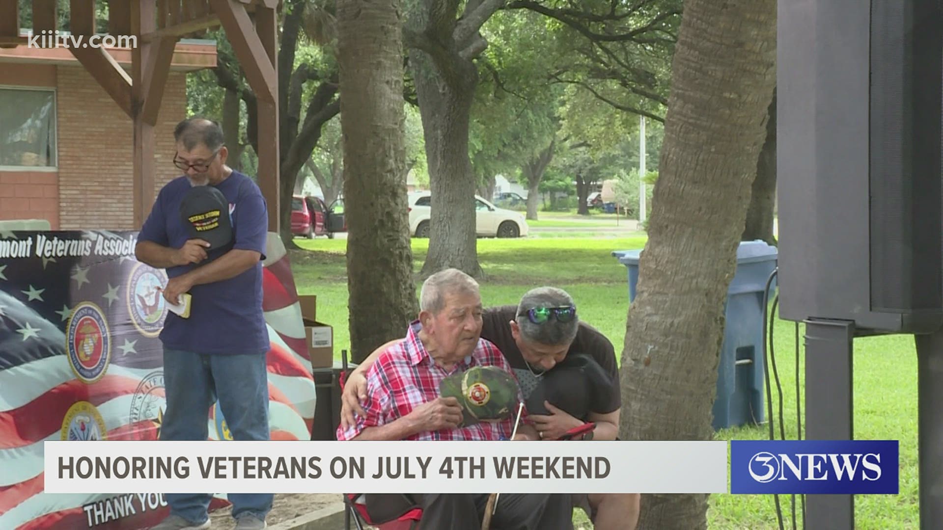 Residents in Premont gathered to recognize and celebrate local veterans with a parade and quilt of honor ceremony.