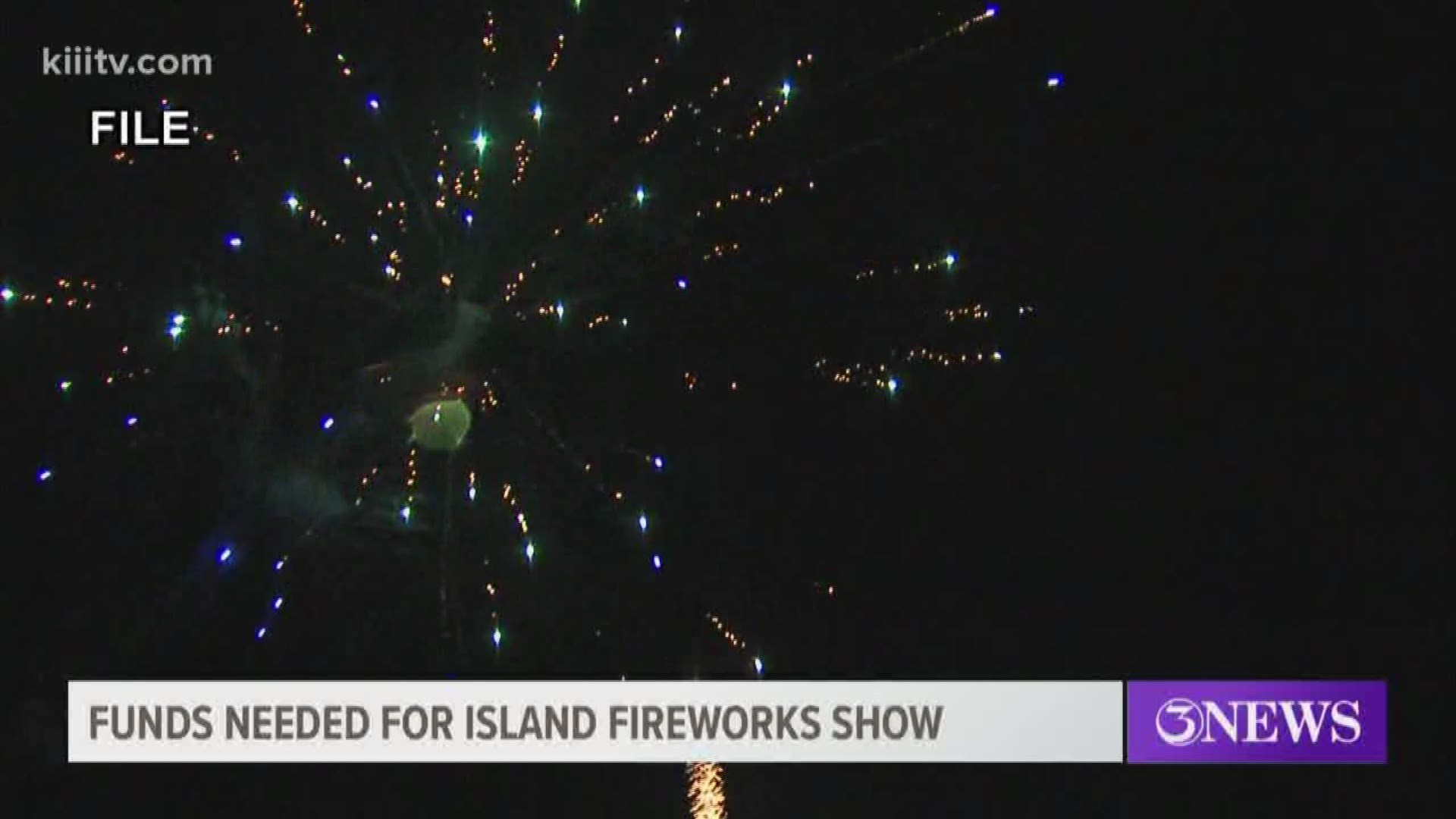 The 8th annual Island Blast 4 of July Fireworks Show costs about 16,000 to put do, but it is $6,000 short.
