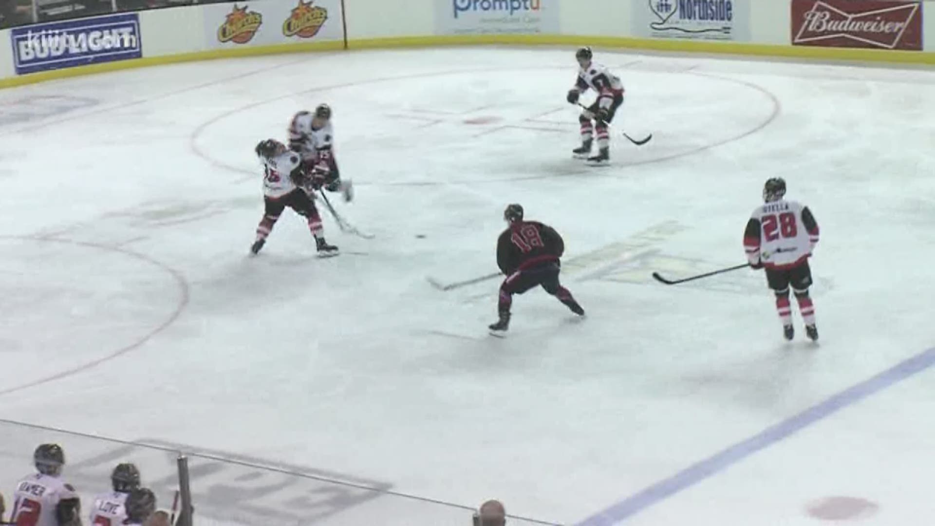 The Corpus Christi IceRays dropped to 23-23 on the season with a 6-2 loss to the Odessa Jackalopes.