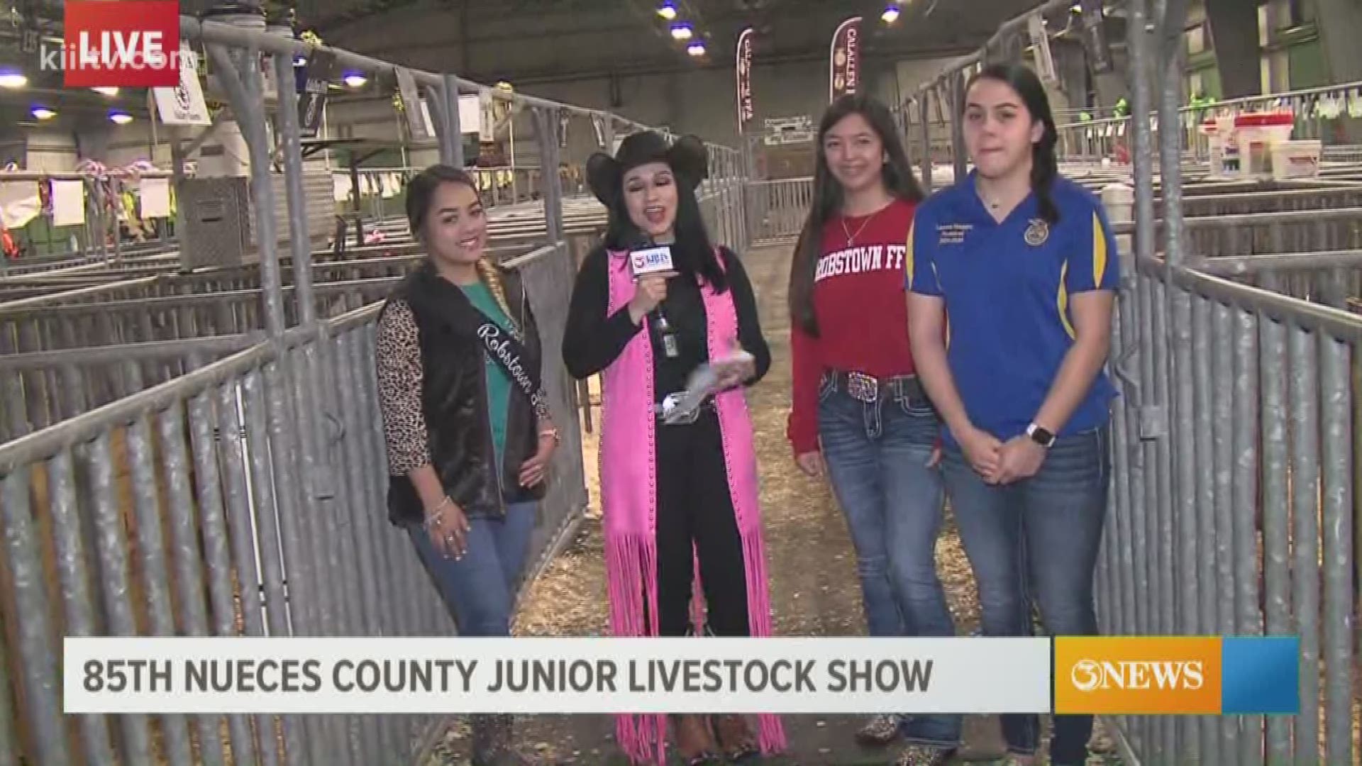 The 85th annual Nueces County Junior Livestock Show is underway at the Richard M. Borchard Fairgrounds.