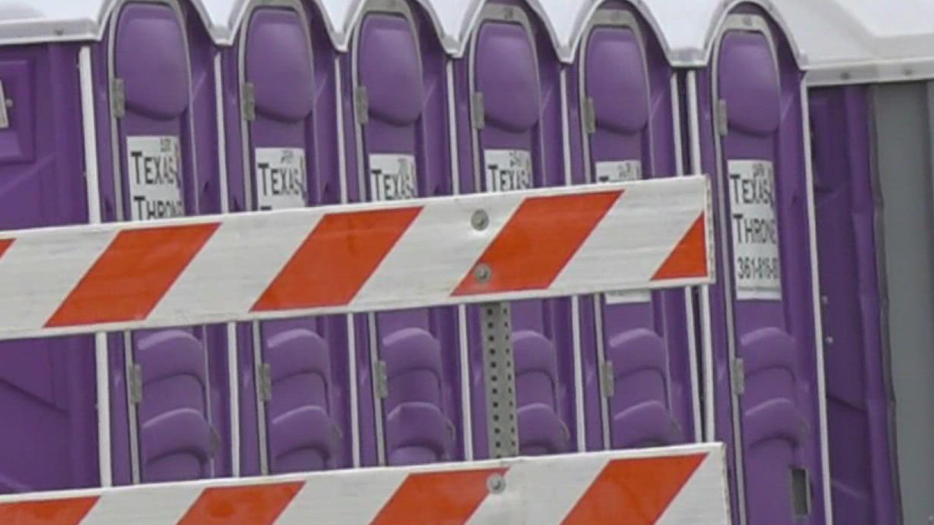The City is allowing spectators to rent a portable restroom at their own expense, or bring their own to the parade viewing site after 5 p.m. on Friday.
