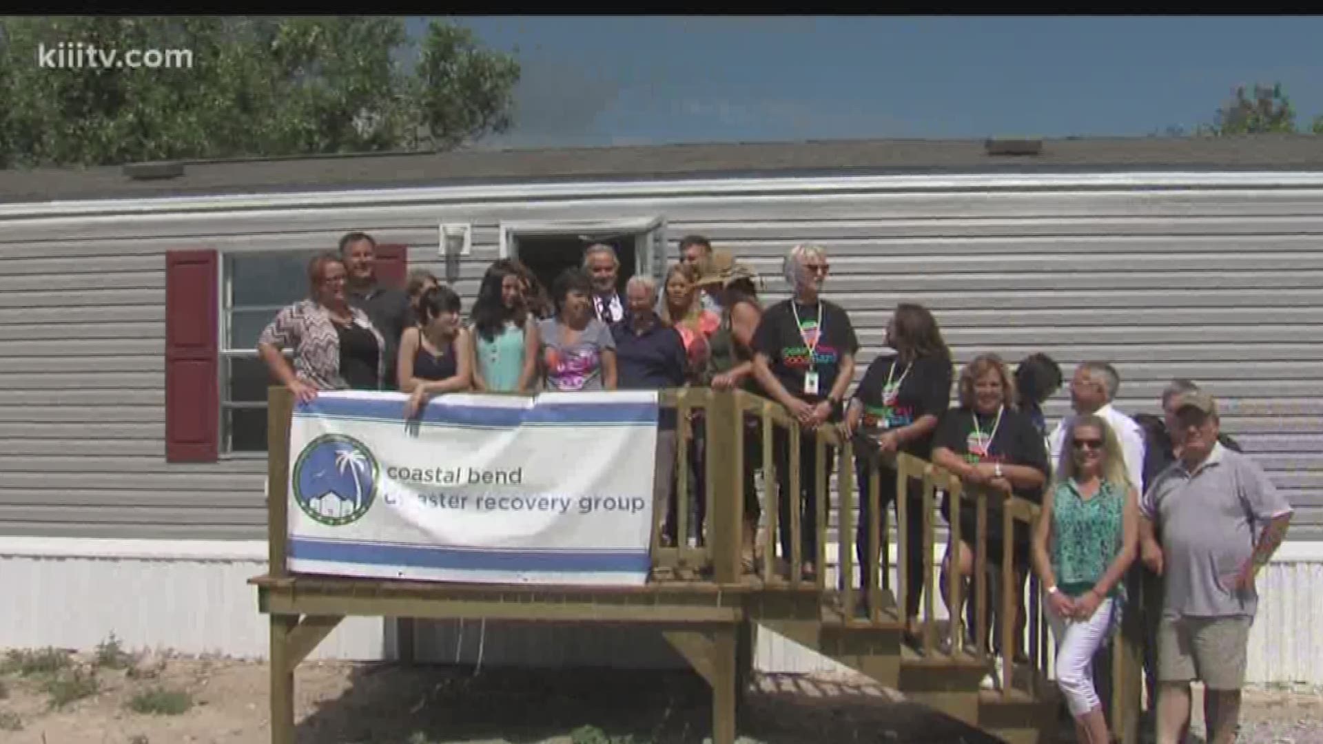 Jannet Bardwell and her family received a brand new manufactured home from the Coastal Bend Disaster Recovery Group.